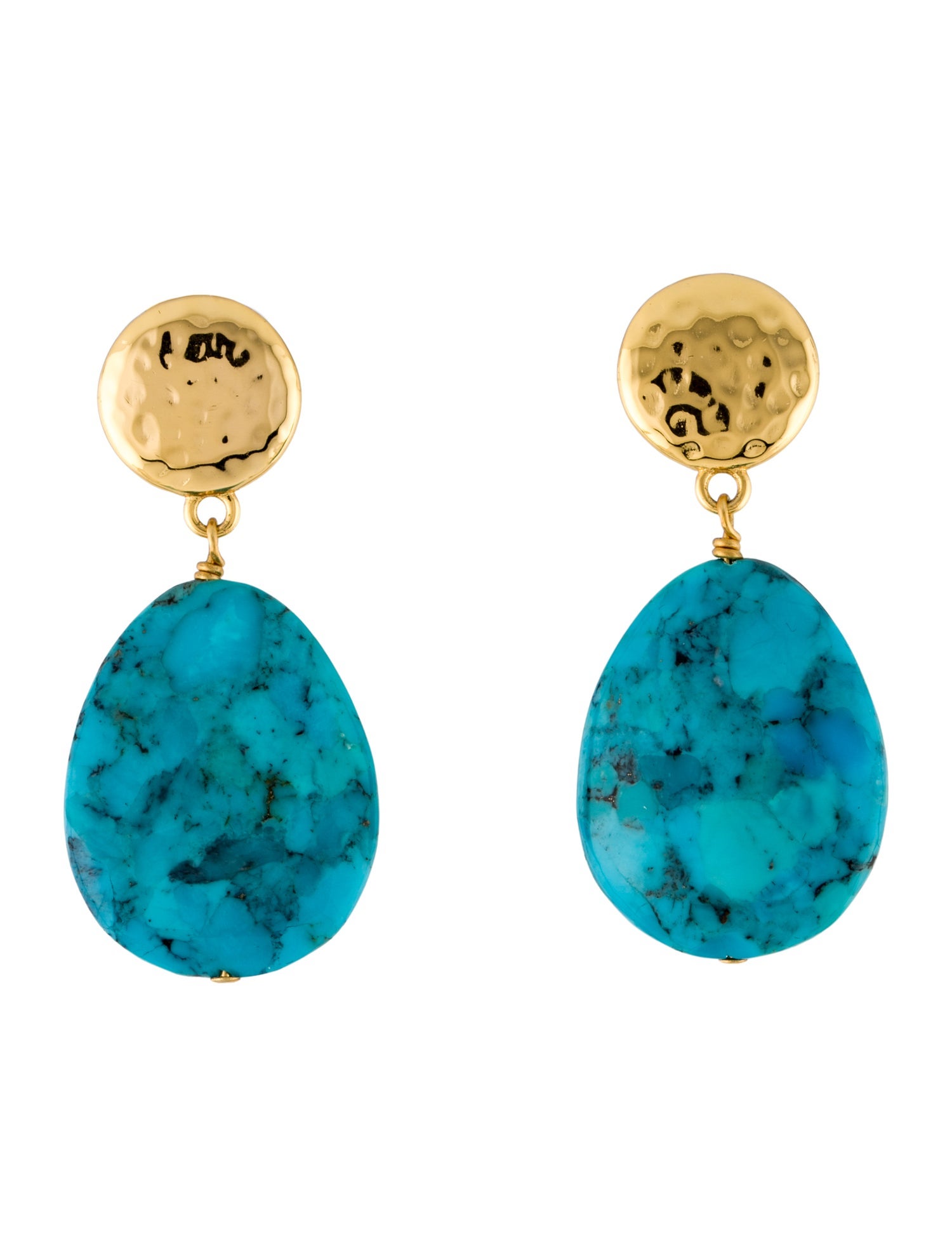 Nest Jewelry Blue Stone Teardrop Earrings