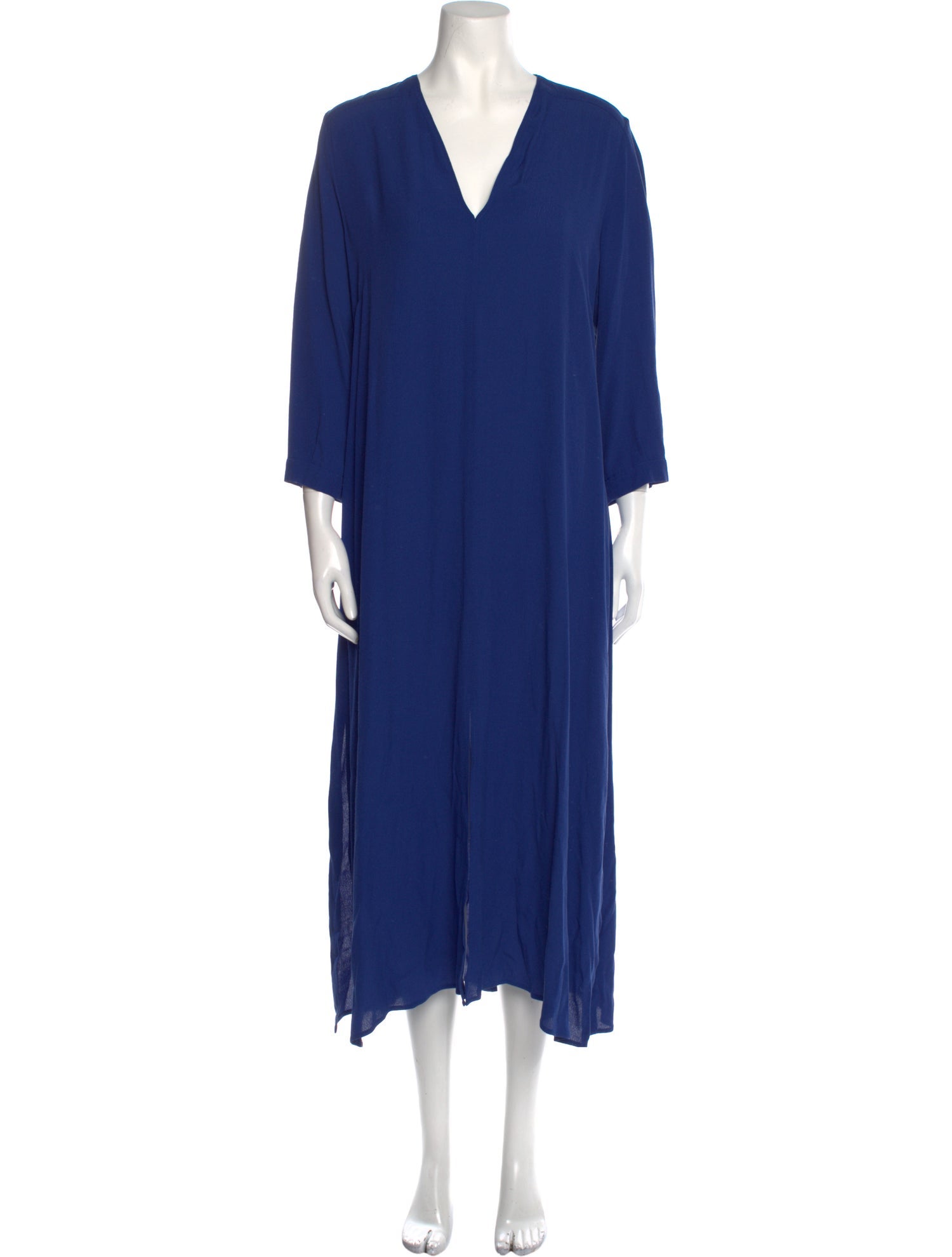 New York Industrie V-Neck Long Dress