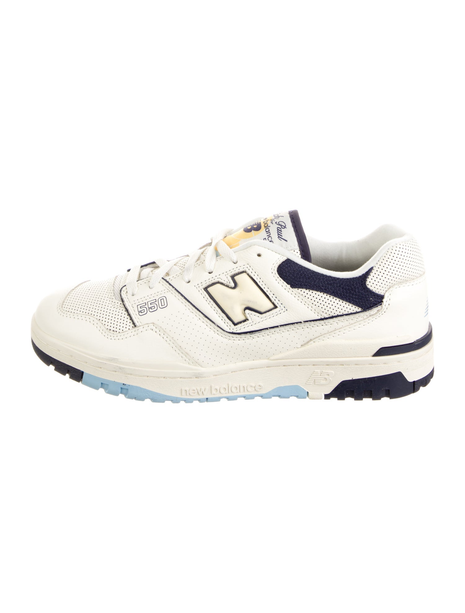 New Balance x Rich Paul Leather Athletic Sneakers