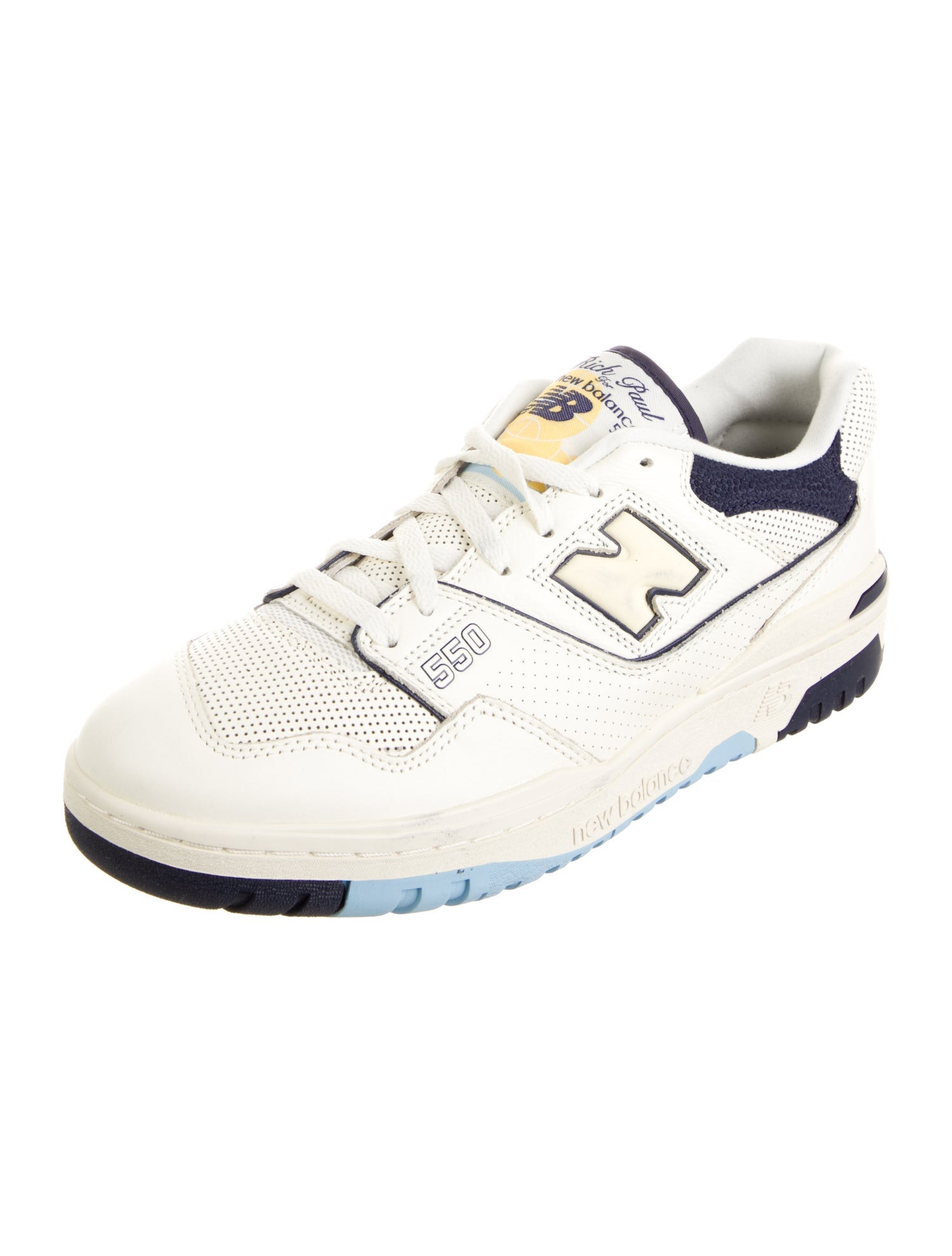 New Balance x Rich Paul Leather Athletic Sneakers