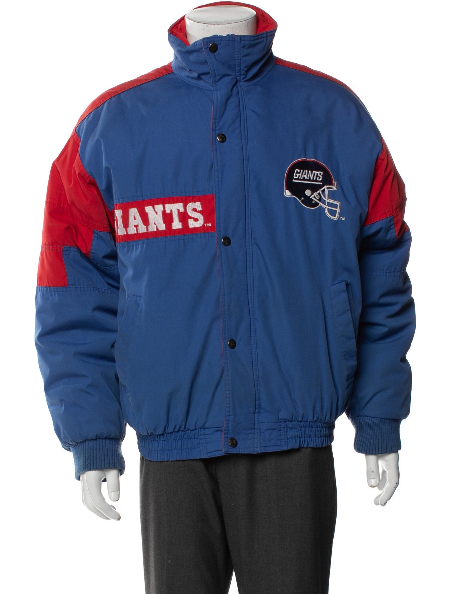 Nfl Logo 7 New York Giants Graphic Print Windbreaker