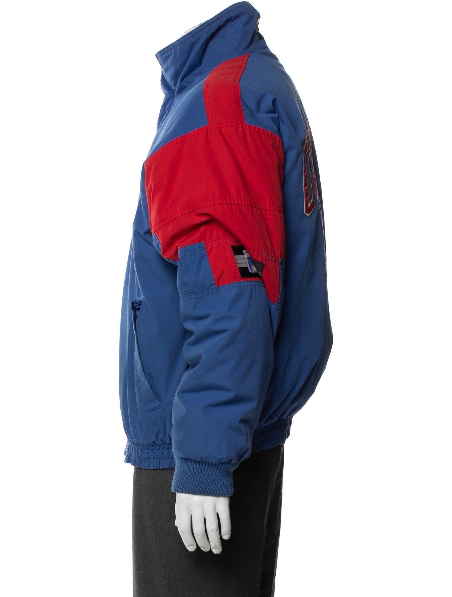 Nfl Logo 7 New York Giants Graphic Print Windbreaker