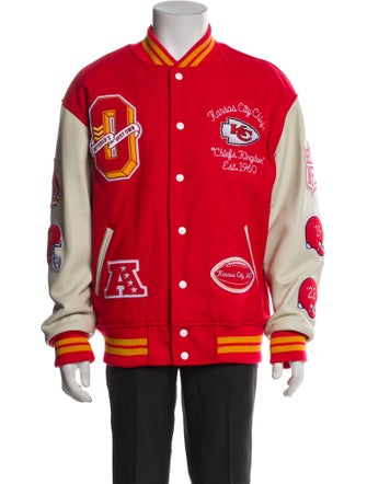 NFL x OVO Wool Graphic Print Varsity Jacket