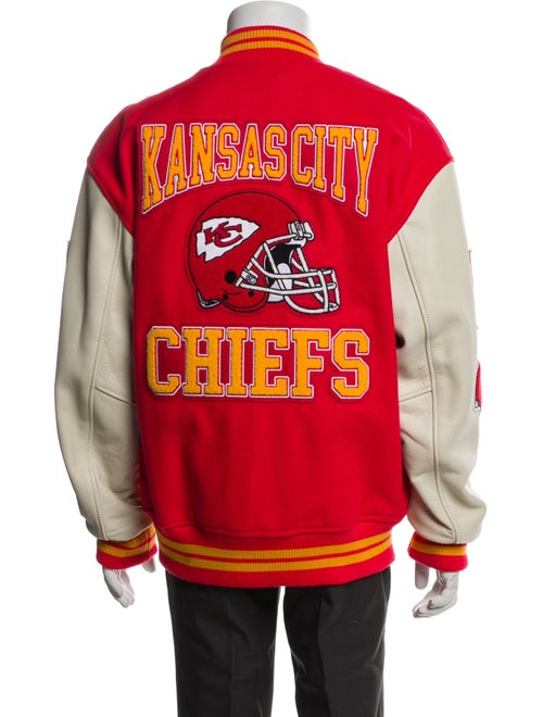 NFL x OVO Wool Graphic Print Varsity Jacket