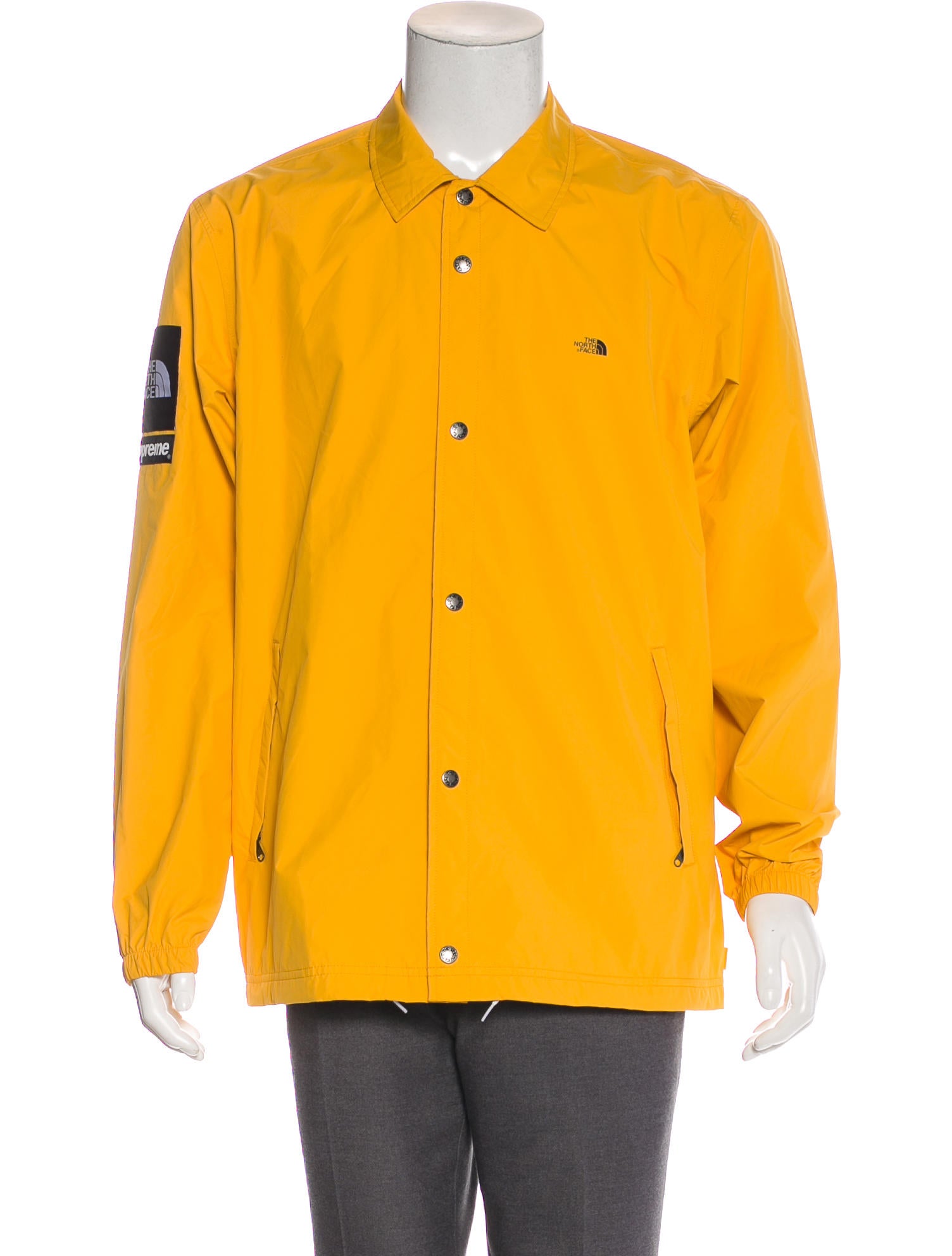 The North Face x Supreme Packable Coaches Jacket - Yellow