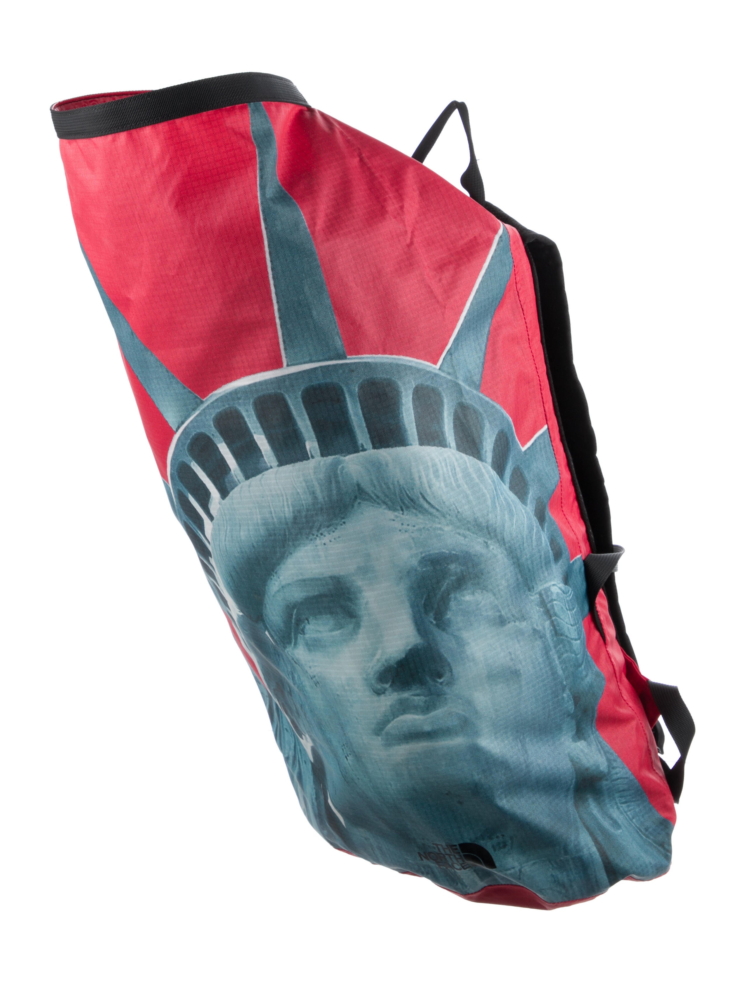 The North Face x Supreme Statue Of Liberty Waterproof Backpack Red