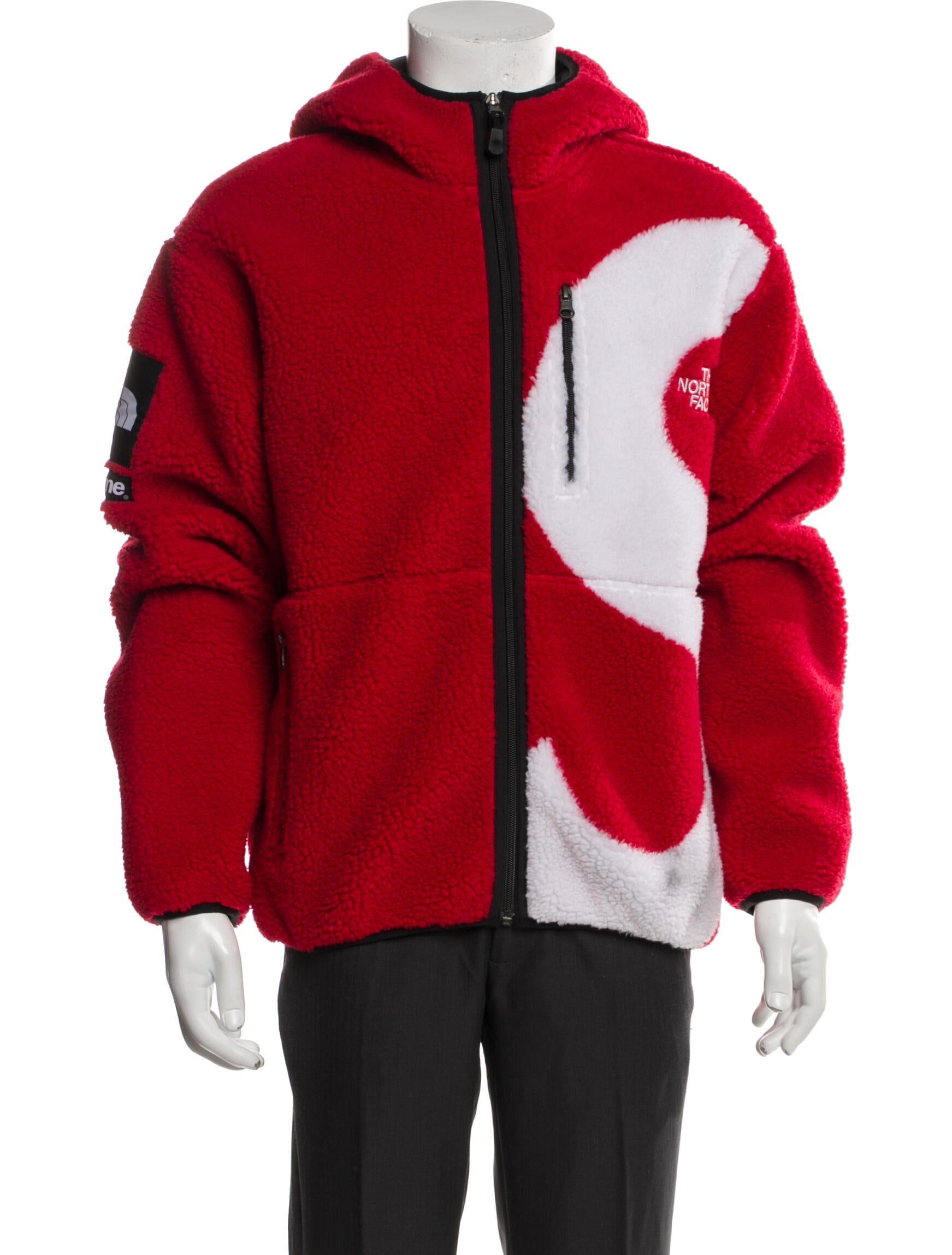 The North Face x Supreme 2020 S Logo Fleece Puffer Coat