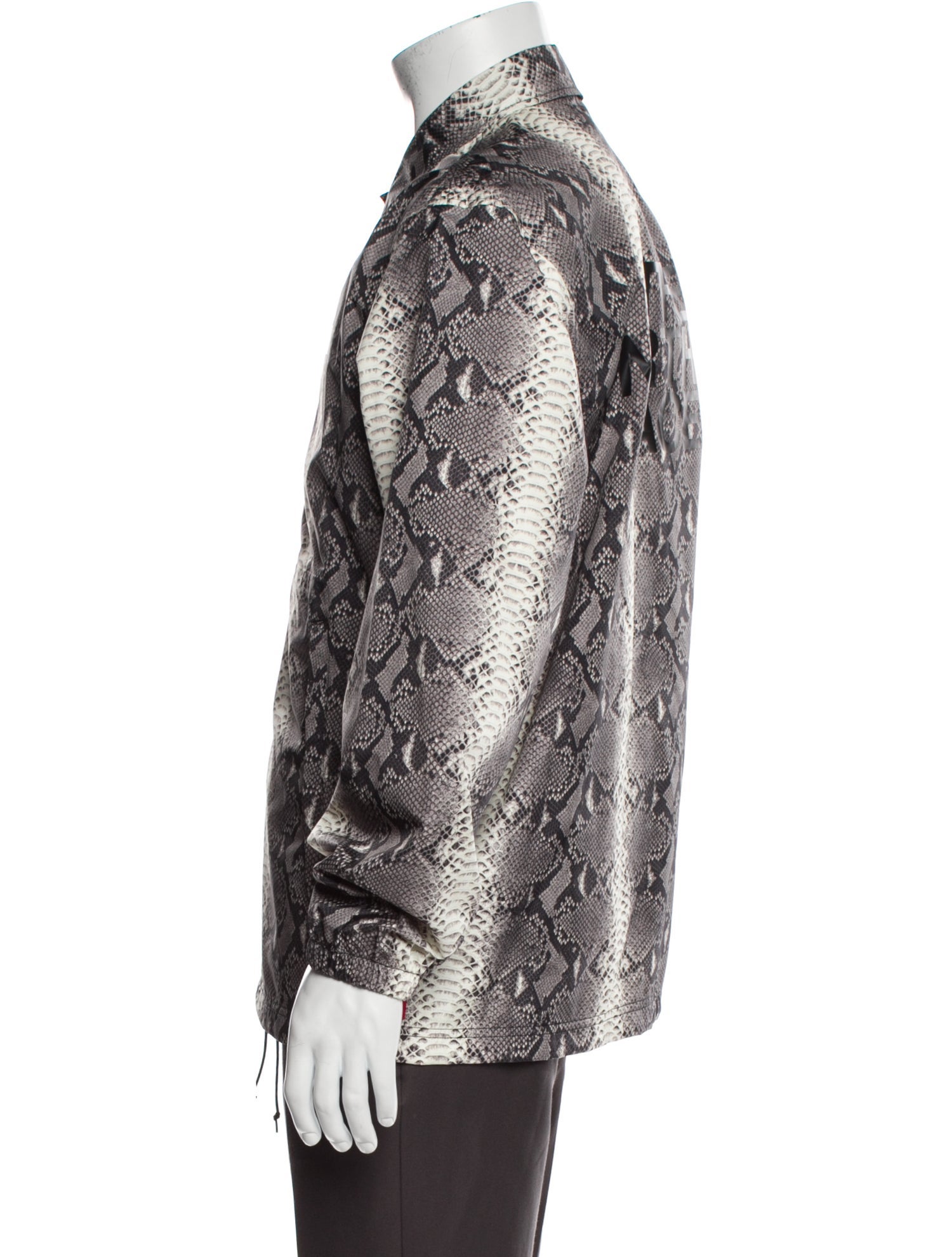 The North Face x Supreme 2018 Snakeskin Taped Seam Coaches Bomber Jacket