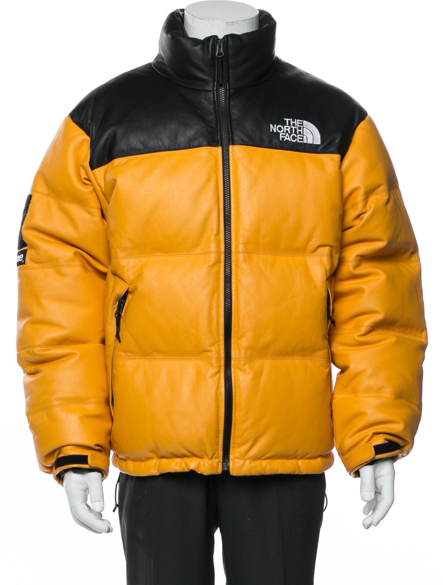 The North Face x Supreme 2017 Leather Nuptse Puffer Coat