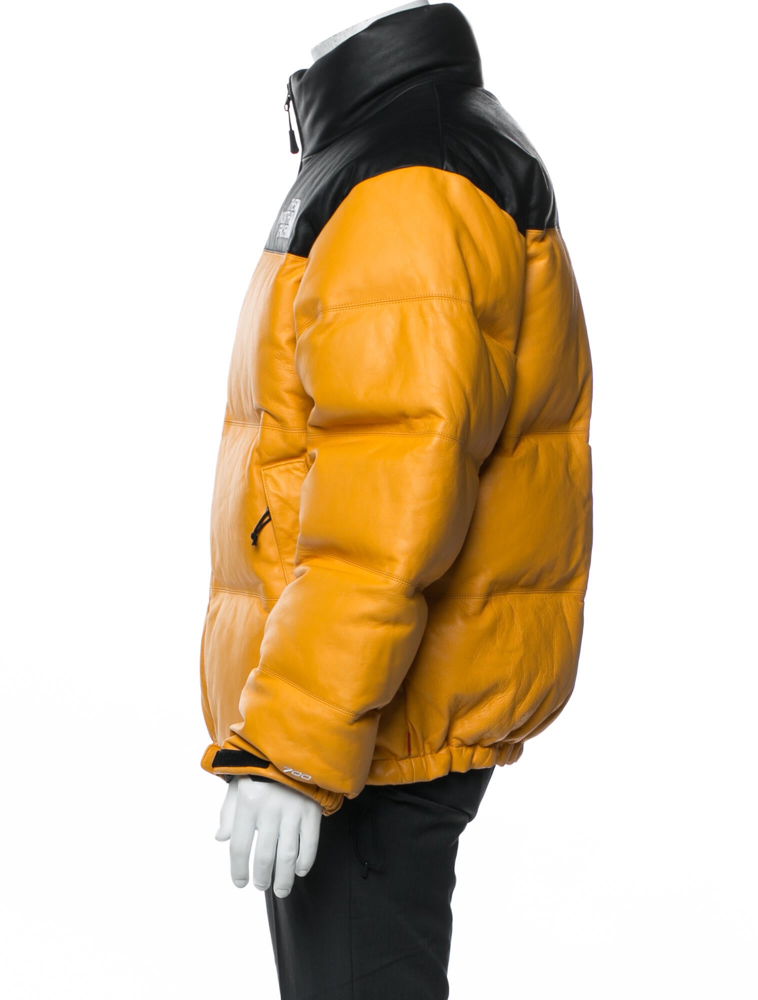 The North Face x Supreme 2017 Leather Nuptse Puffer Coat