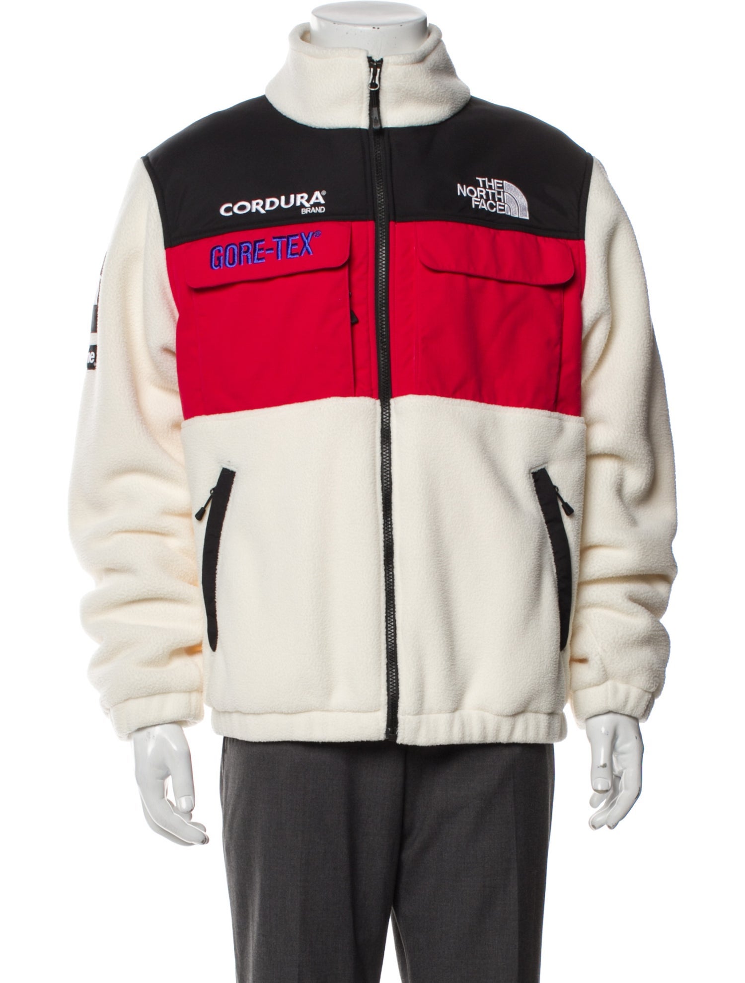 The North Face x Supreme Colorblock Pattern Windbreaker