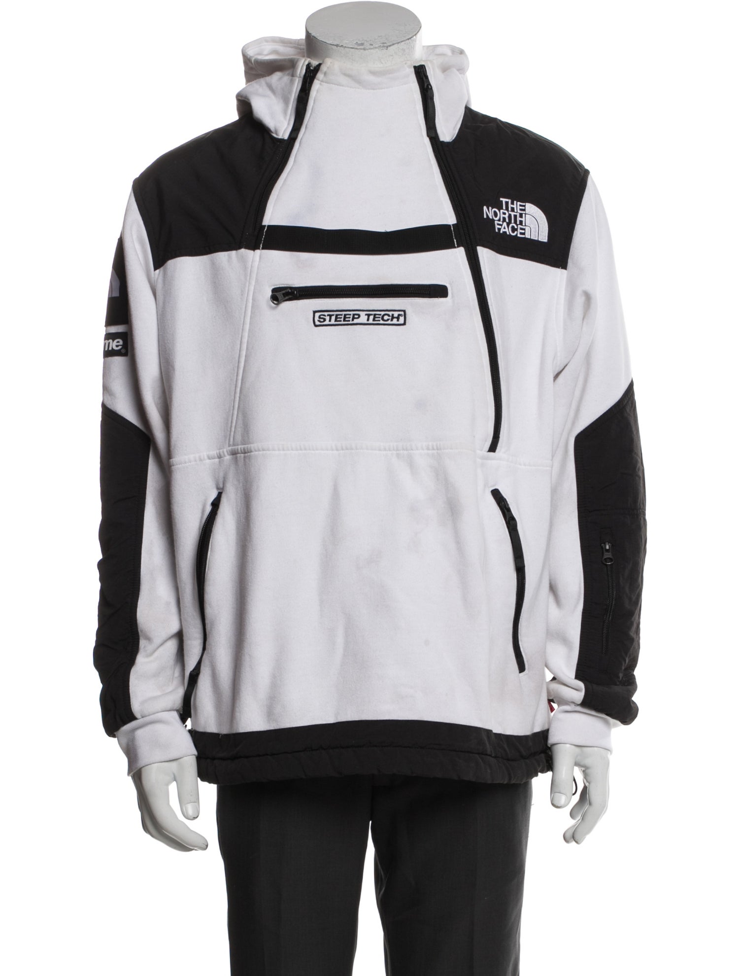 The North Face x Supreme Colorblock Pattern Moto Jacket