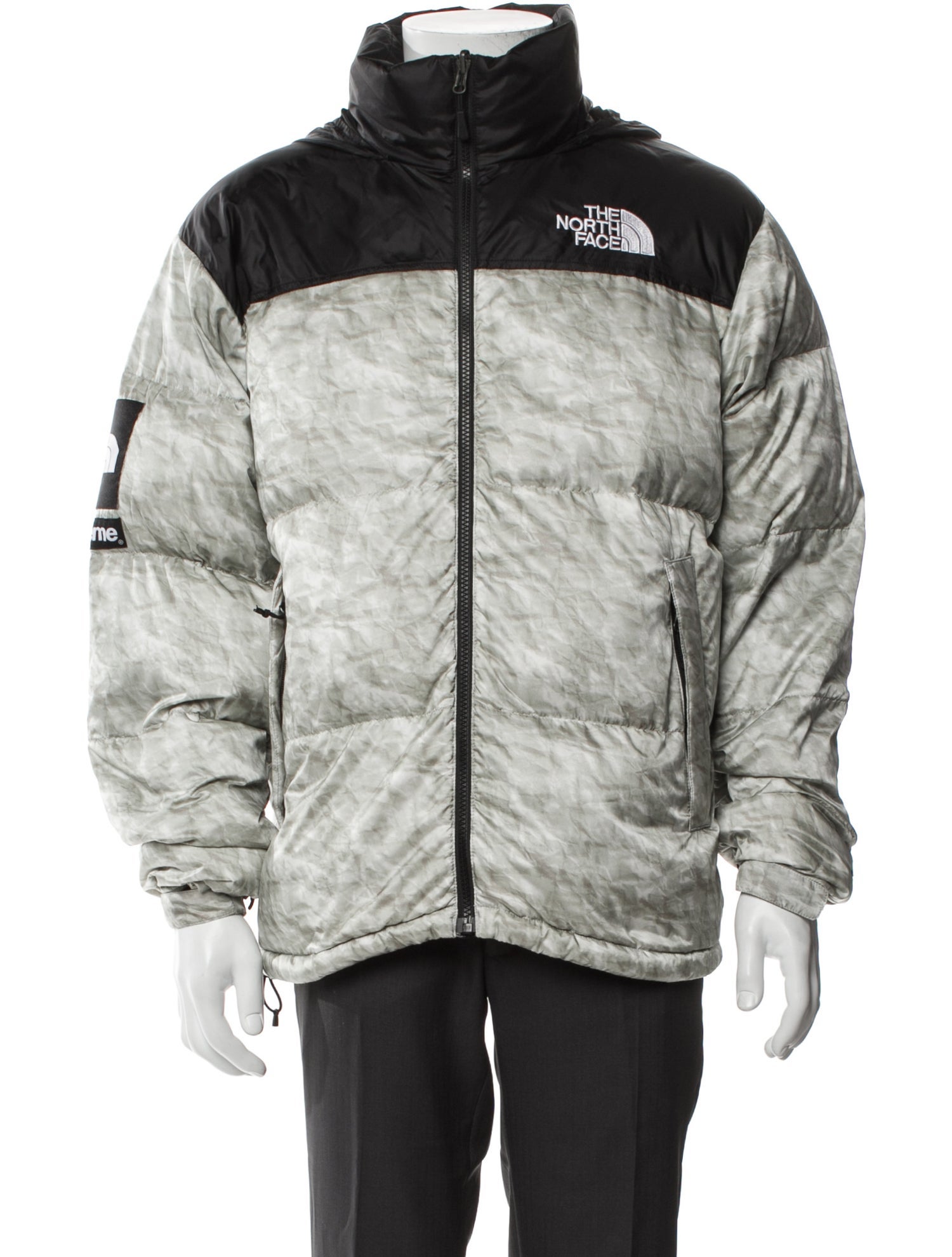 The North Face x Supreme 2019 Paper Print Nuptse Puffer Coat