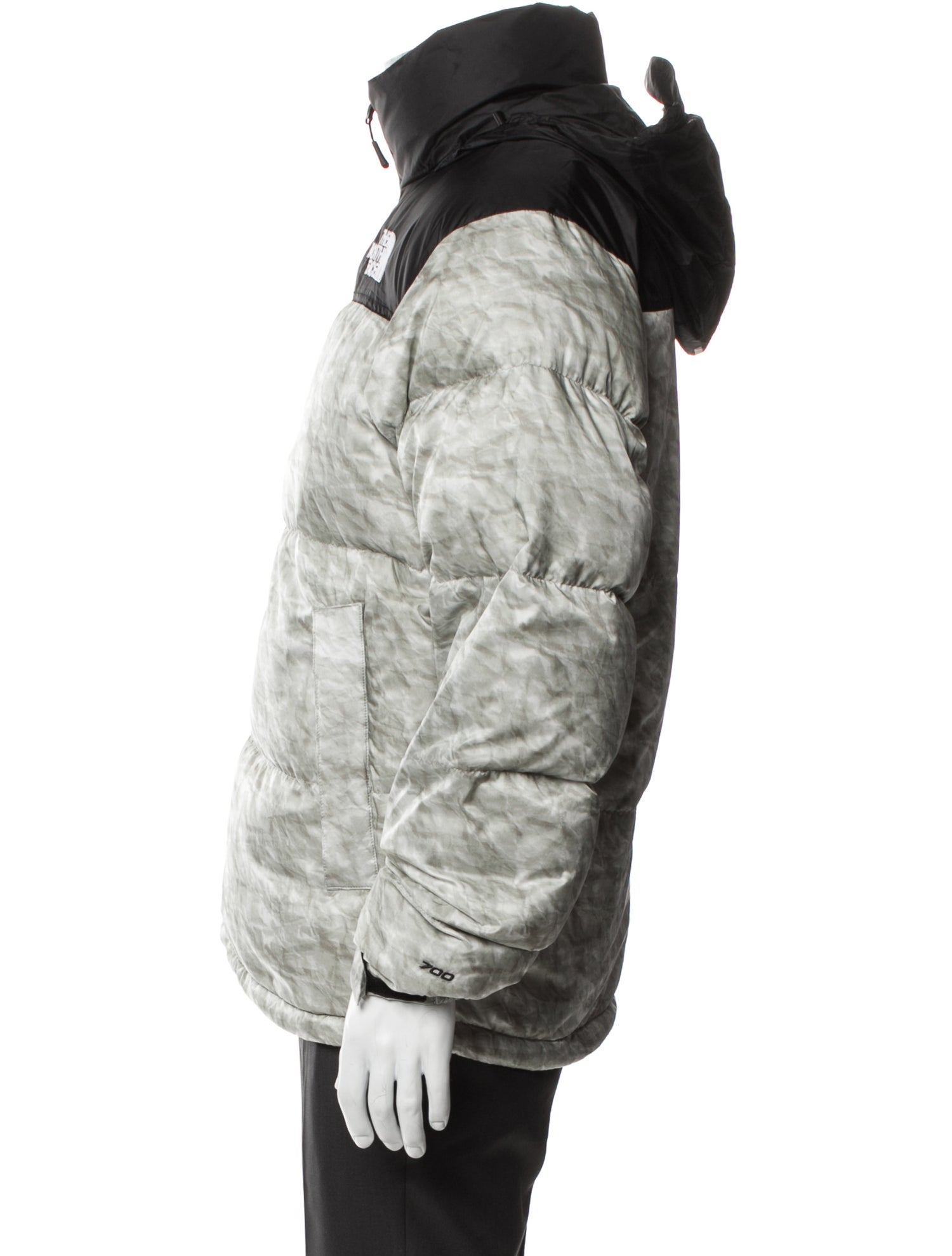 The North Face x Supreme 2019 Paper Print Nuptse Puffer Coat