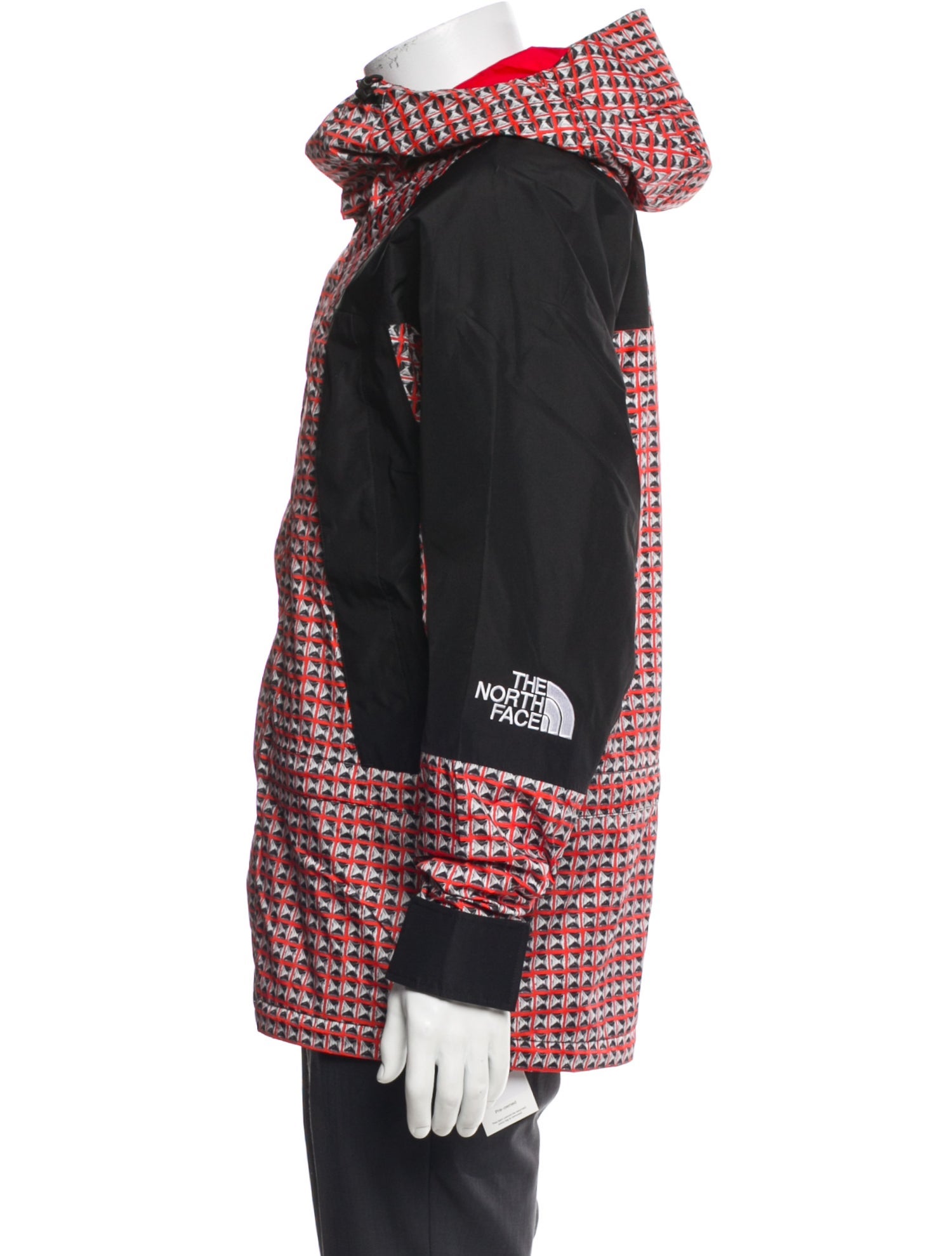 The North Face x Supreme Studded Mountain Light Colorblock Pattern Peacoat w/ Tags