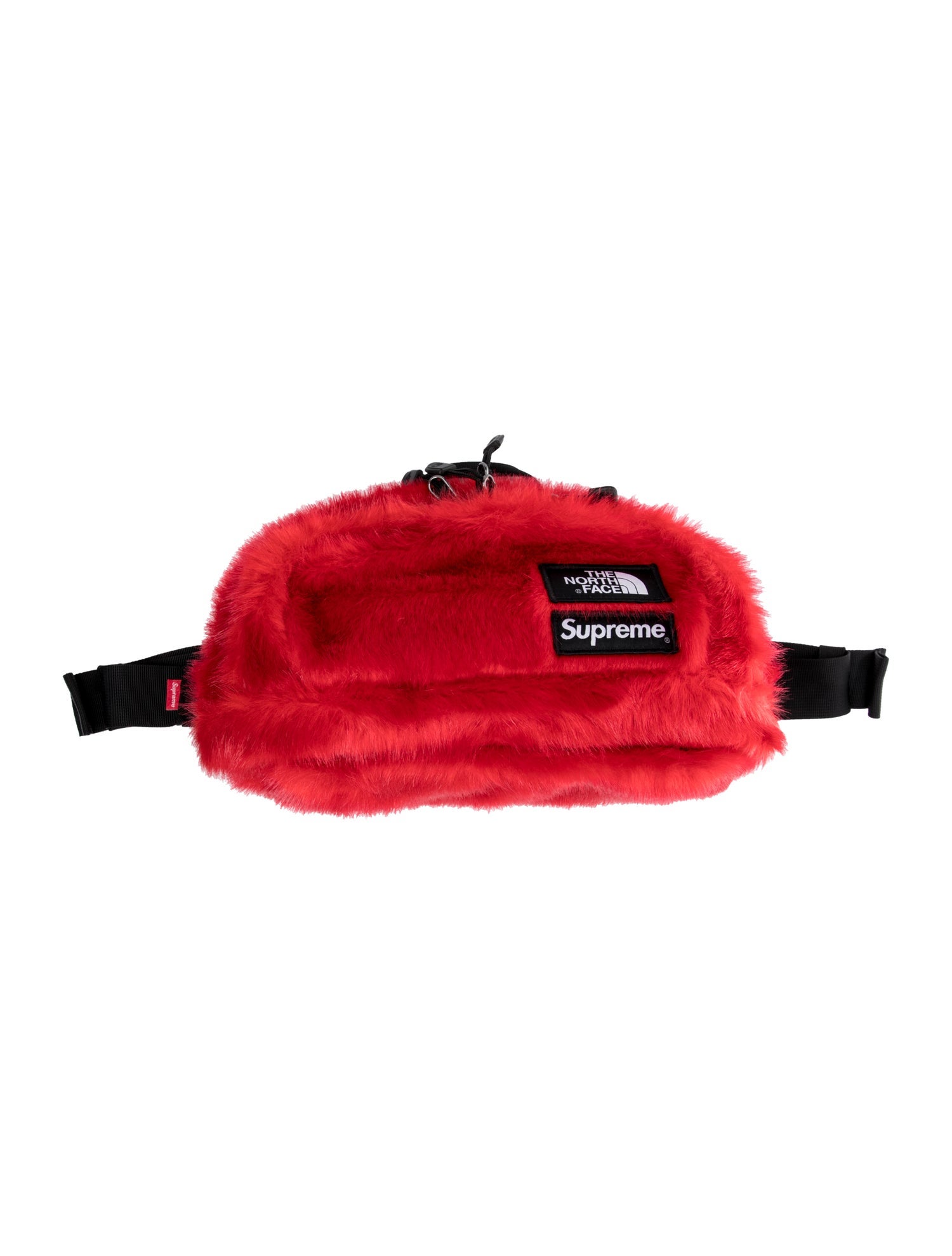 The North Face x Supreme Faux Fur Belt Bag - Red Waist Bags, Bags