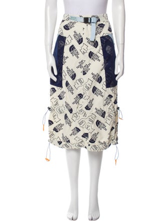 The North Face x Brain Dead Printed Midi Length Skirt