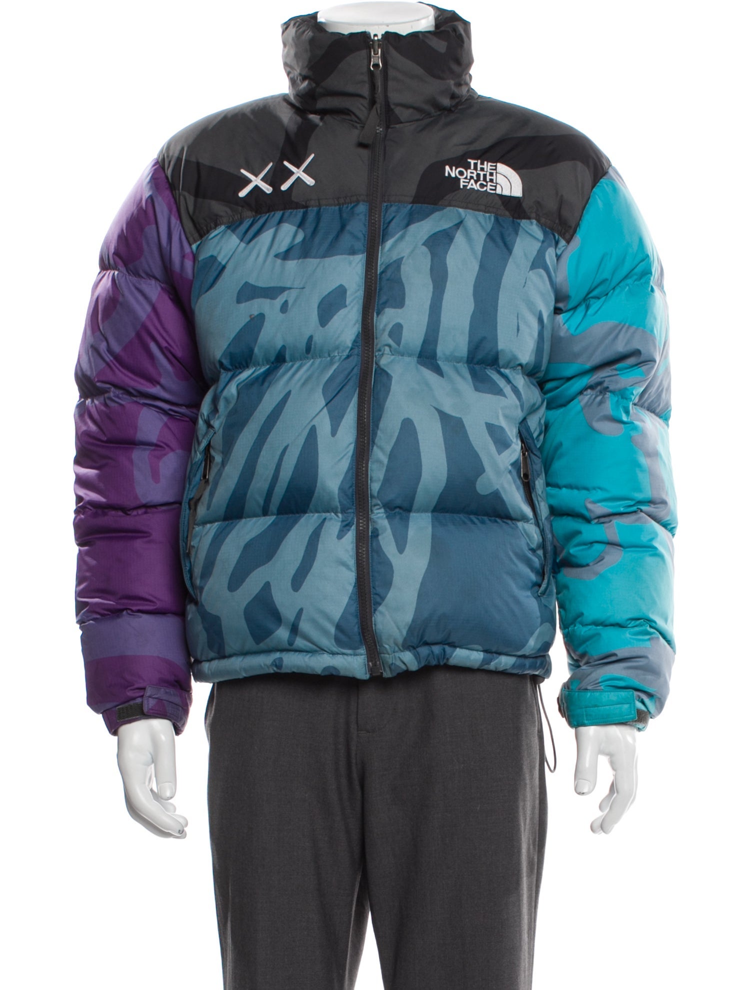 The North Face x KAWS Graphic Print Puffer Coat