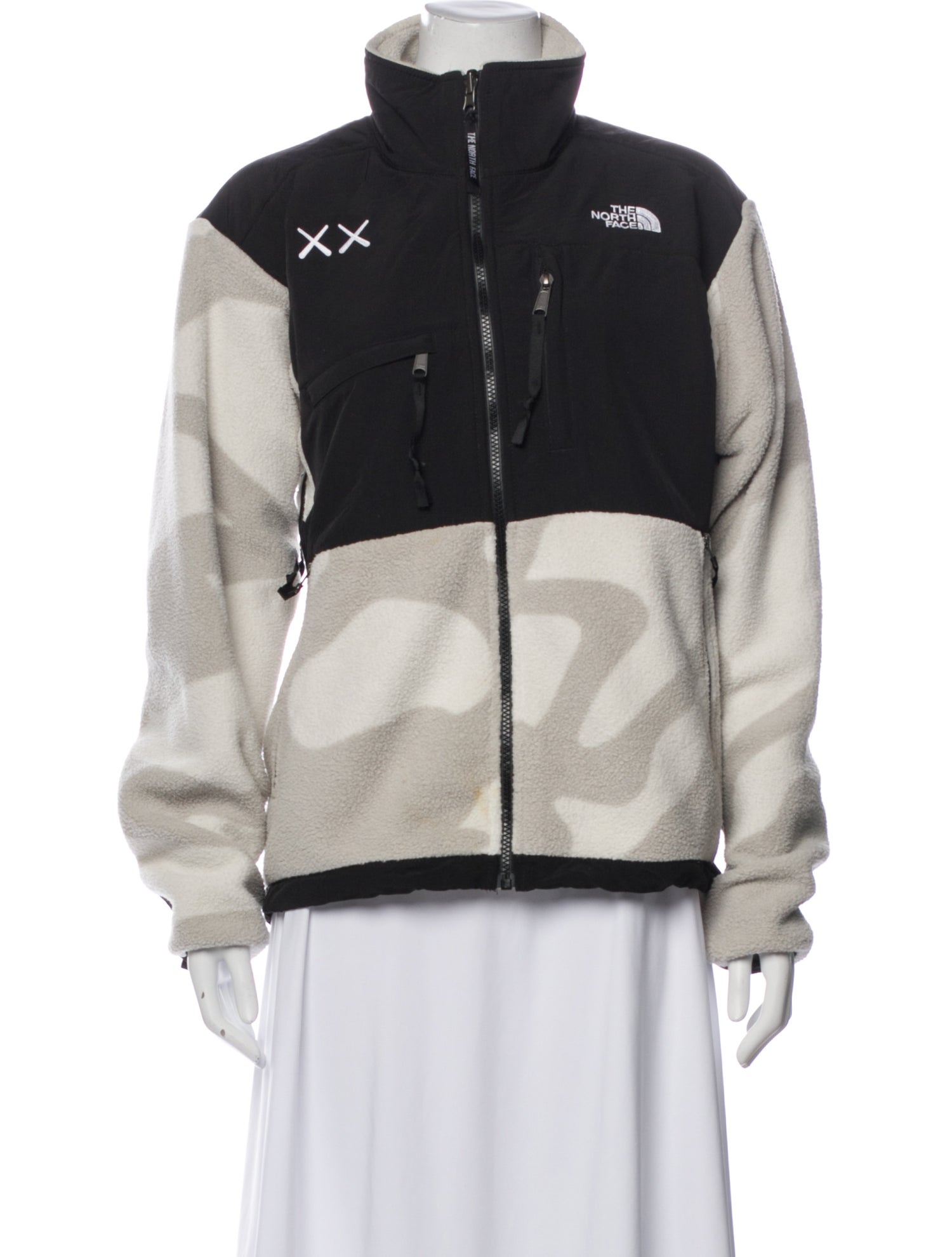 The North Face x KAWS Colorblock Pattern Bomber Jacket
