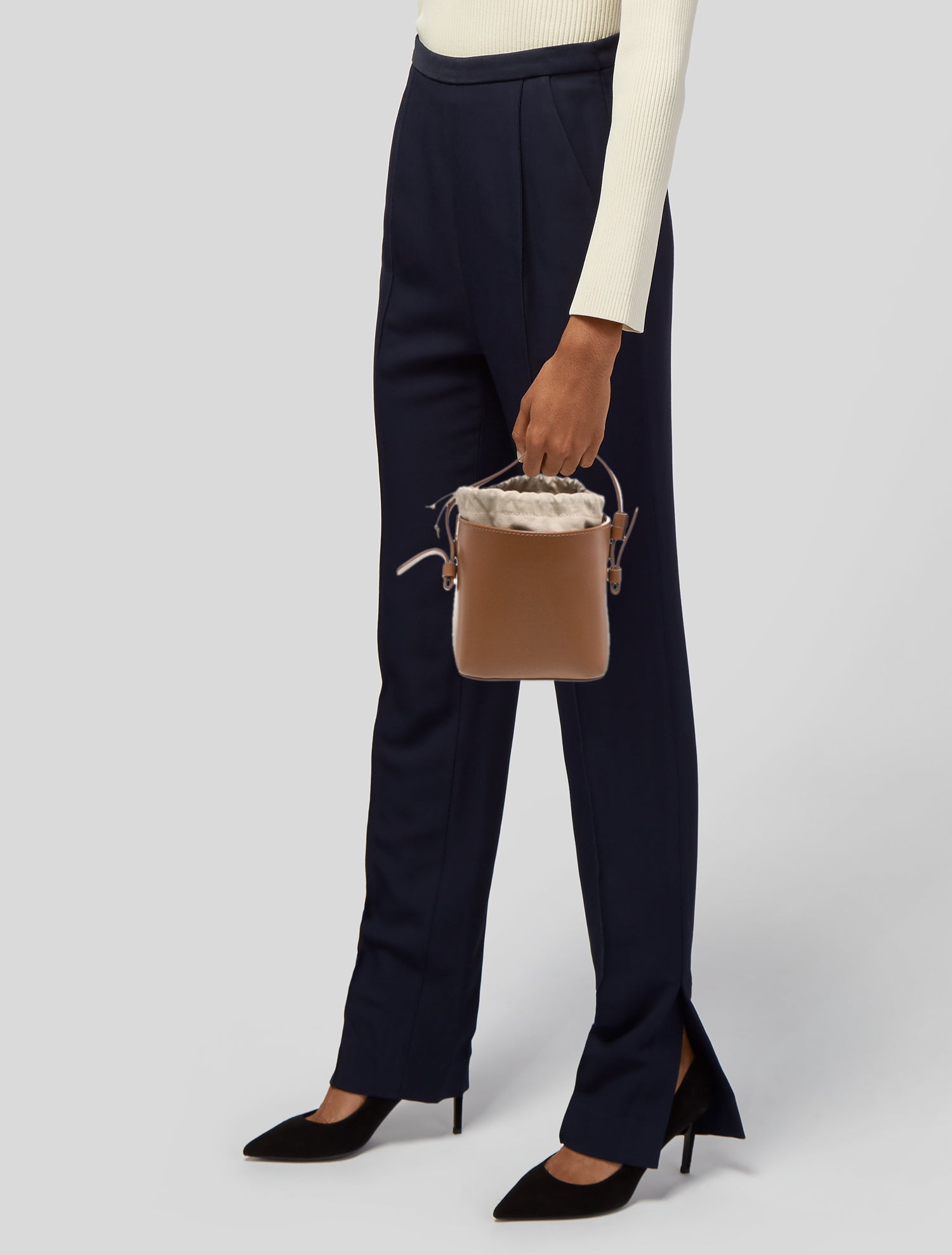 Nico Giani Leather Top Handle Bag