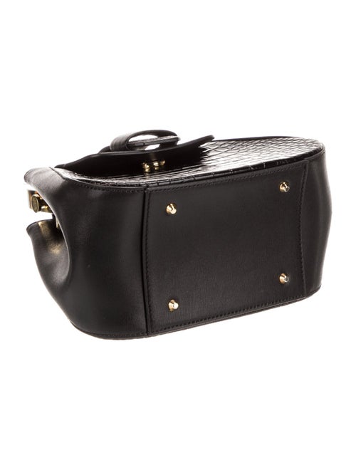 Nico Giani Embossed Leather Top Handle Bag