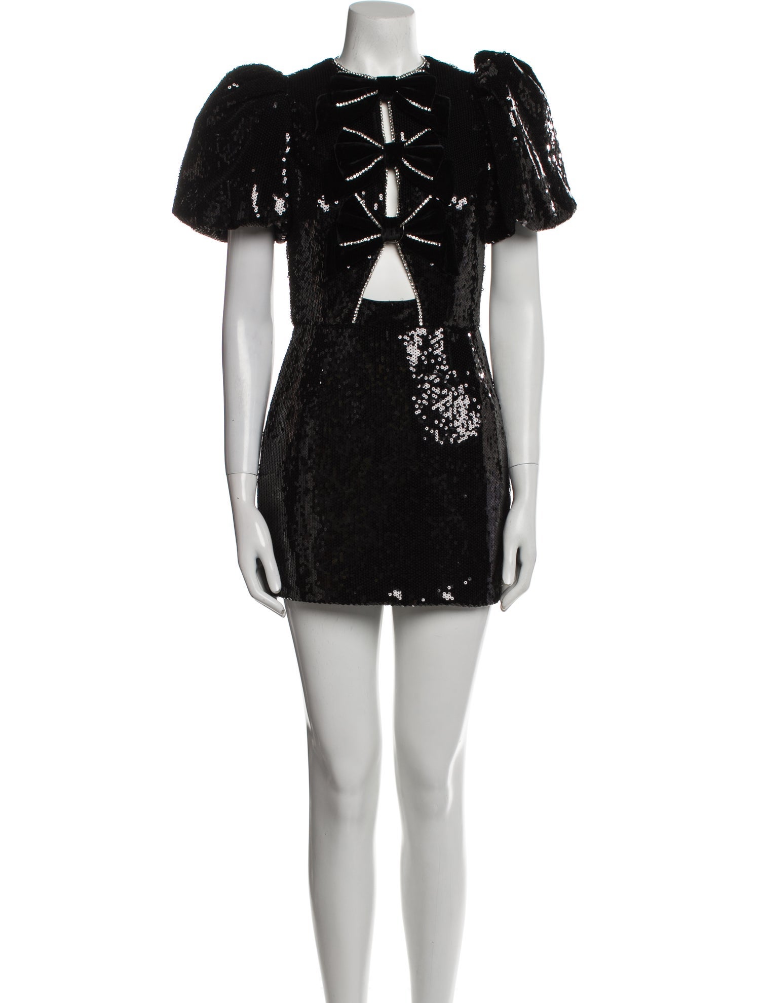 Nicky Hilton x Rebecca Vallance Crew Neck Mini Dress