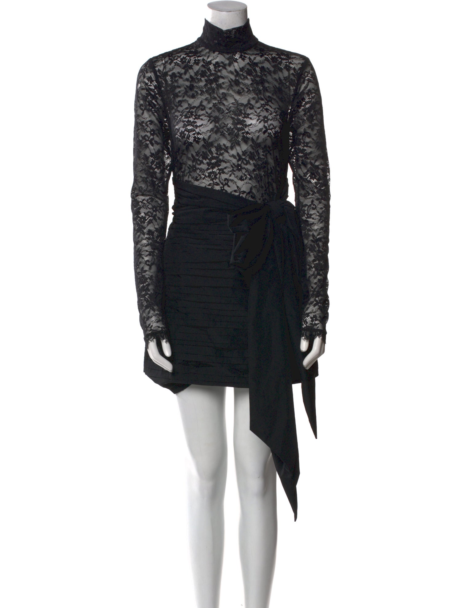 Nicky Hilton x Rebecca Vallance Lace Pattern Mini Dress