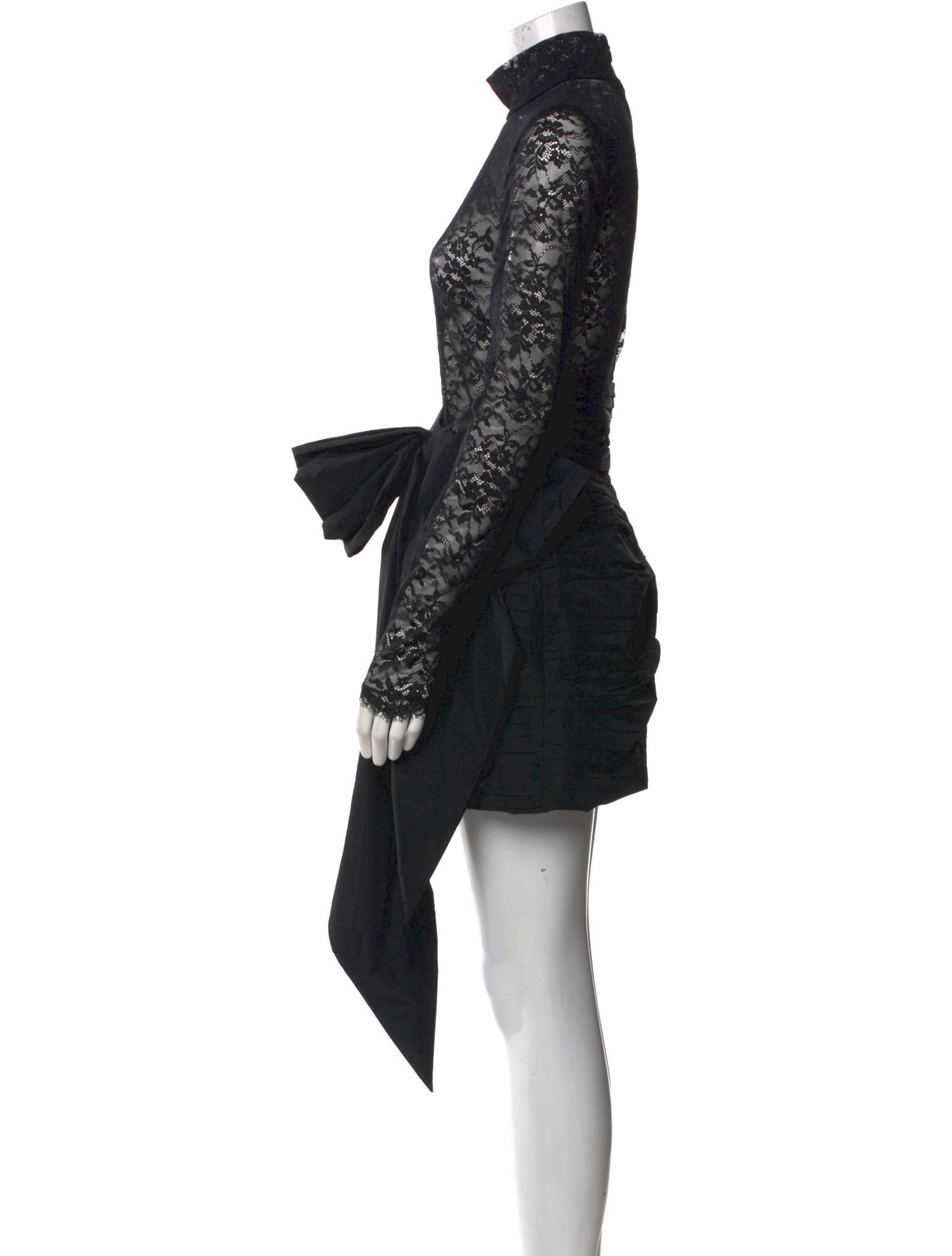 Nicky Hilton x Rebecca Vallance Lace Pattern Mini Dress