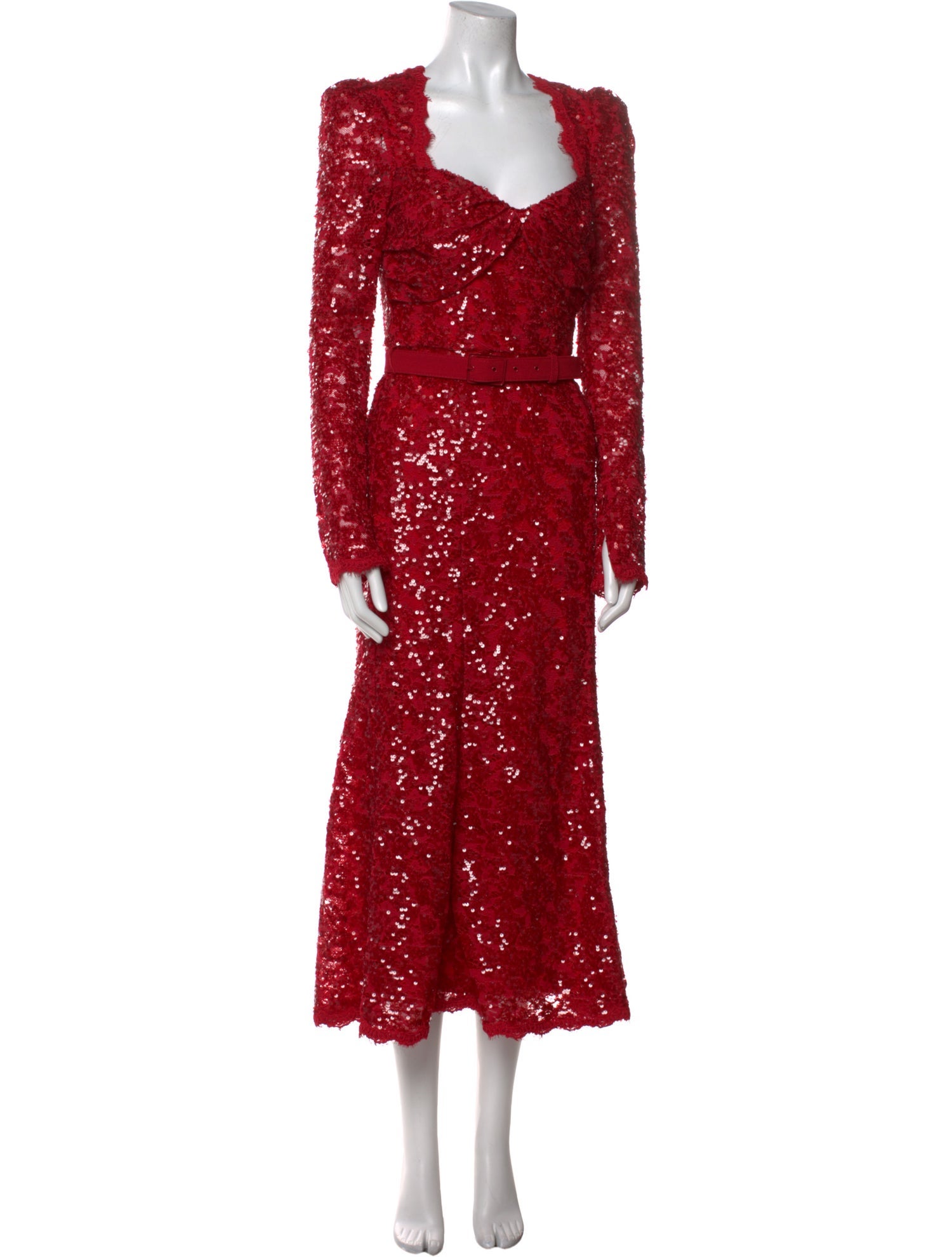 Nicky Hilton x Rebecca Vallance V-Neck Long Dress