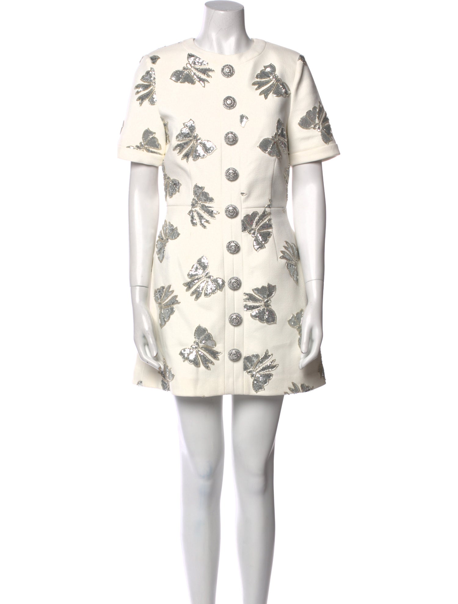 Nicky Hilton x Rebecca Vallance Printed Mini Dress