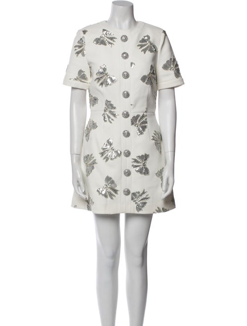 Nicky Hilton x Rebecca Vallance Printed Mini Dress