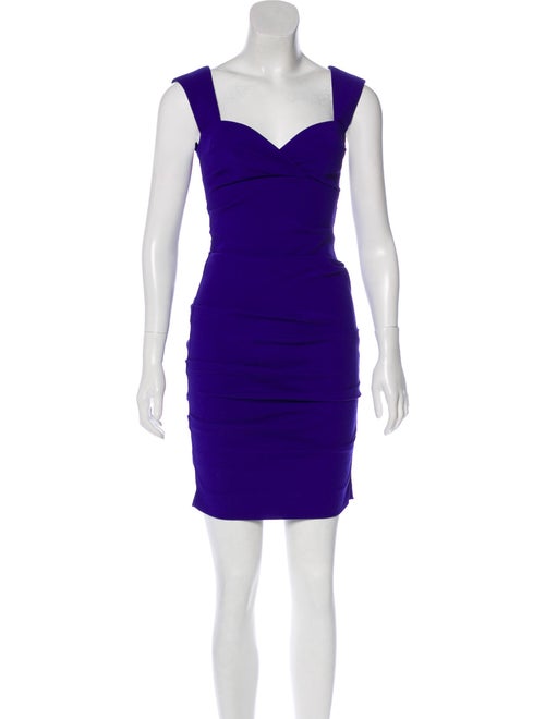 Nicole Miller Crepe Cocktail Dress