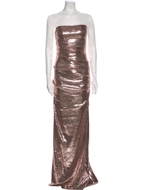 Nicole Miller Strapless Long Dress
