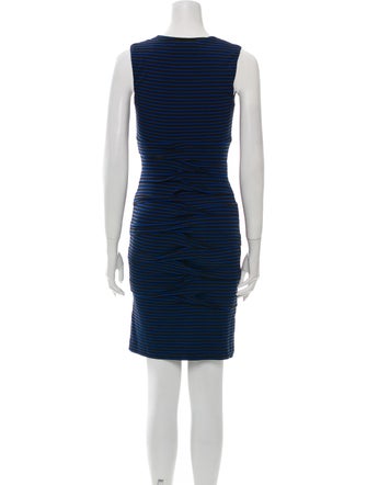 Nicole Miller Striped Knee-Length Dress