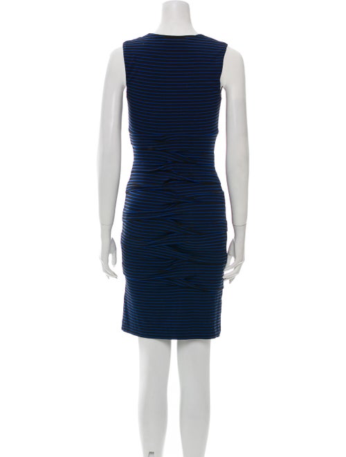 Nicole Miller Striped Knee-Length Dress