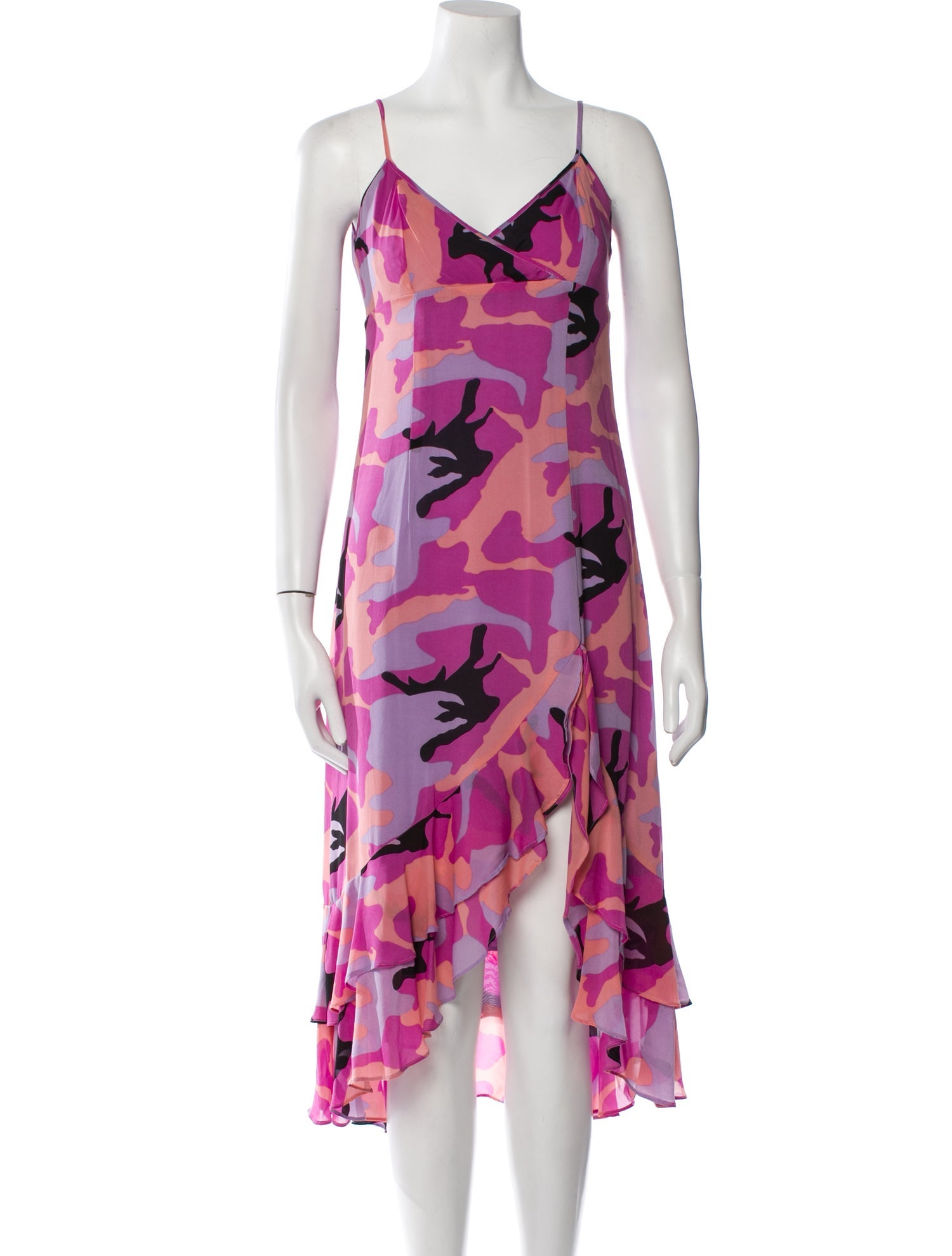 Nicole Miller Printed Midi Length Dress