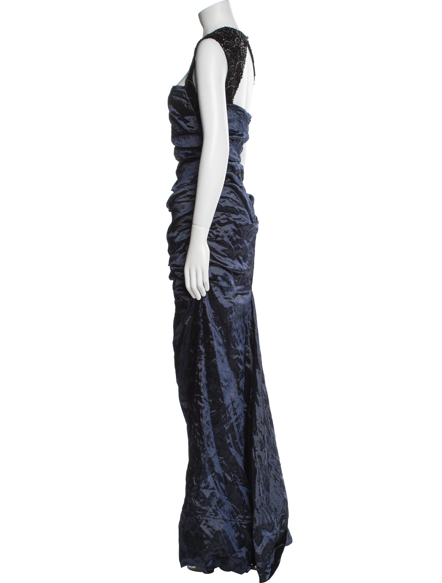 Nicole Miller Printed Long Dress w/ Tags