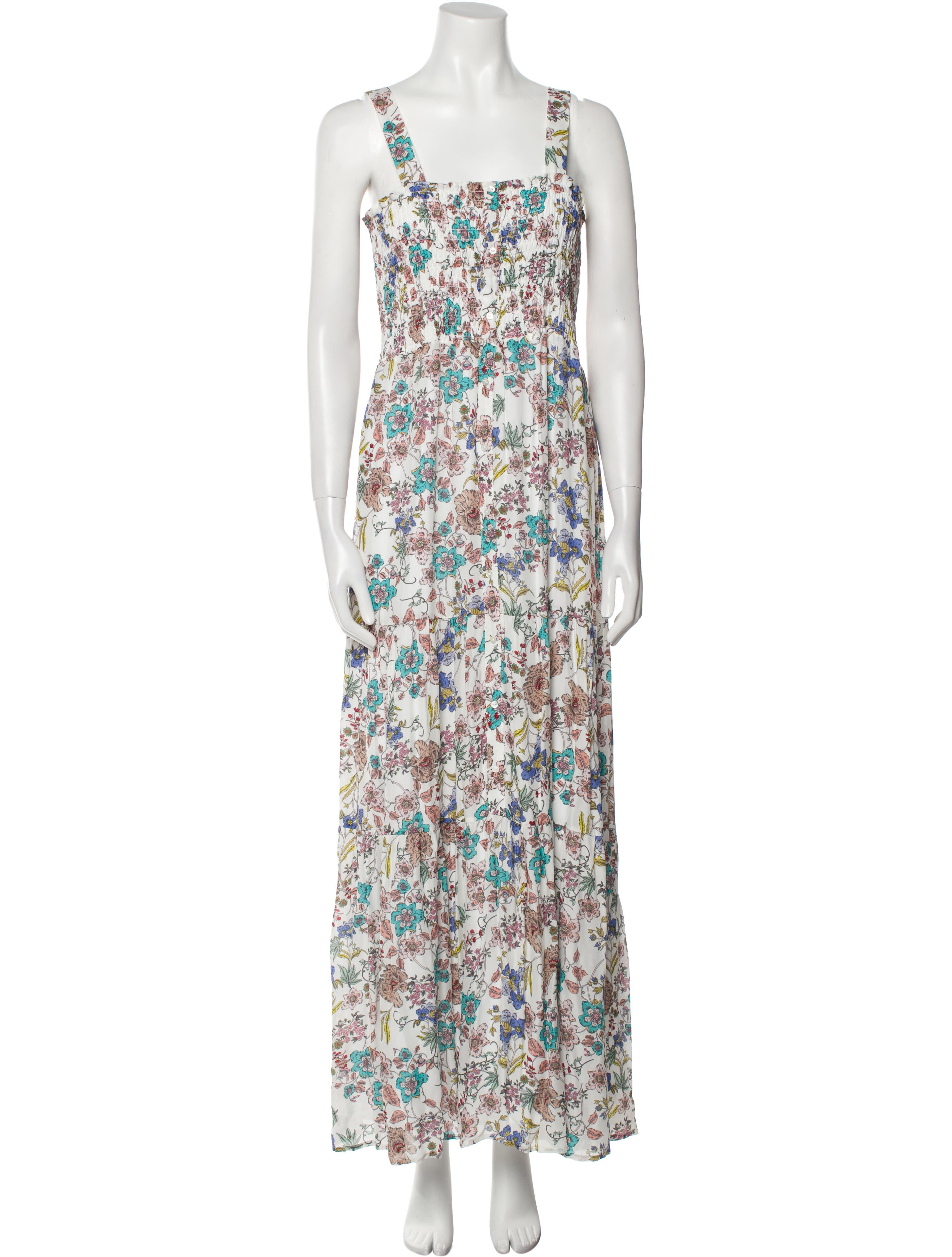 Nicole Miller Floral Print Long Dress