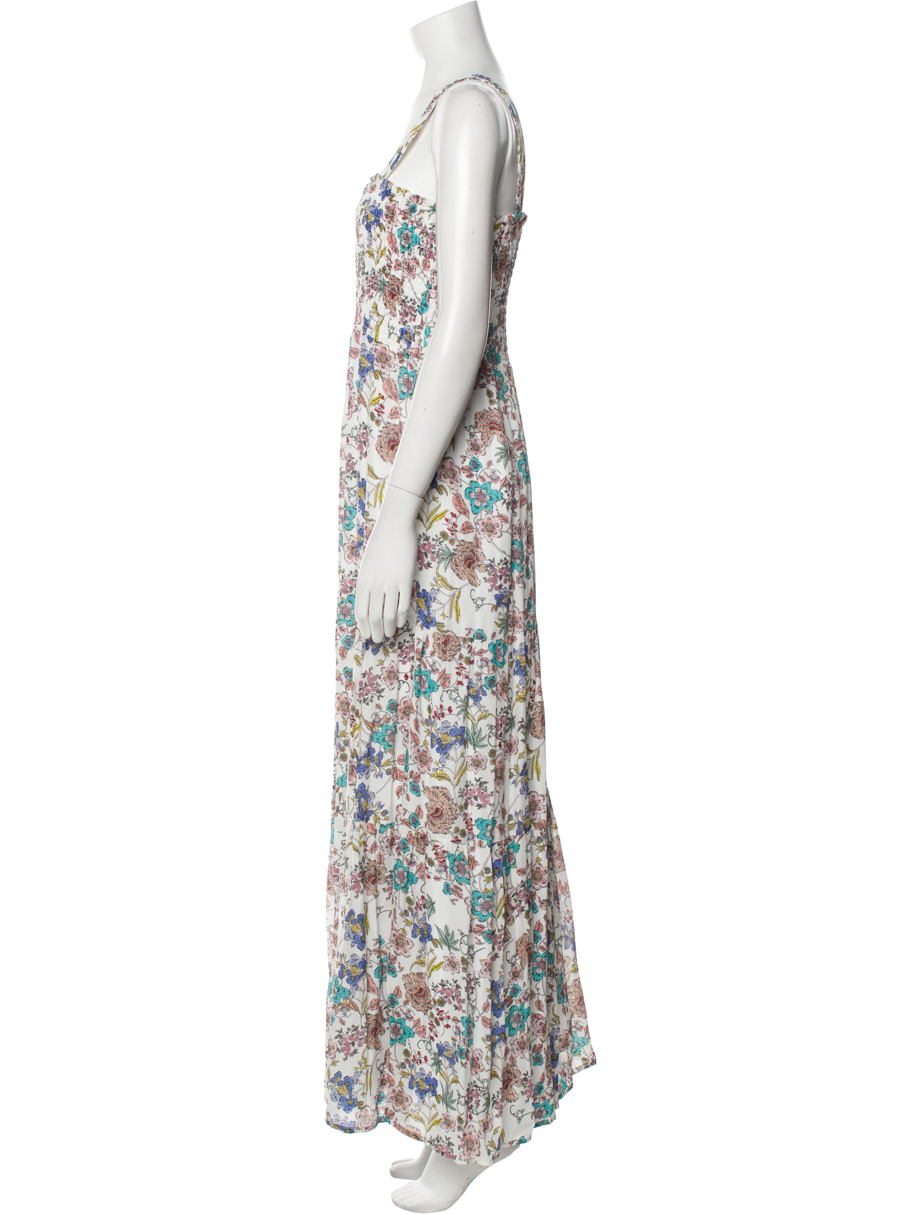 Nicole Miller Floral Print Long Dress