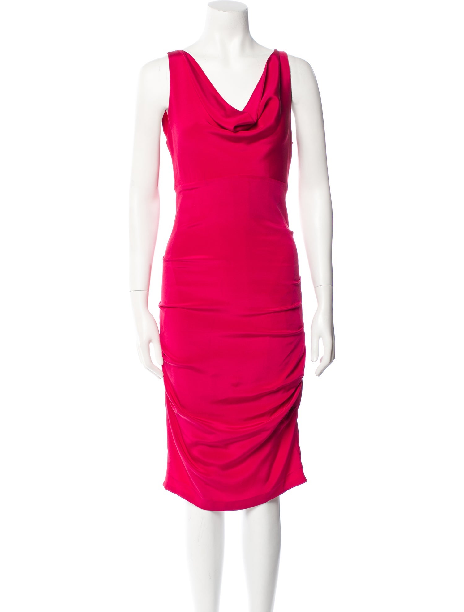 Nicole Miller Silk Knee-Length Dress