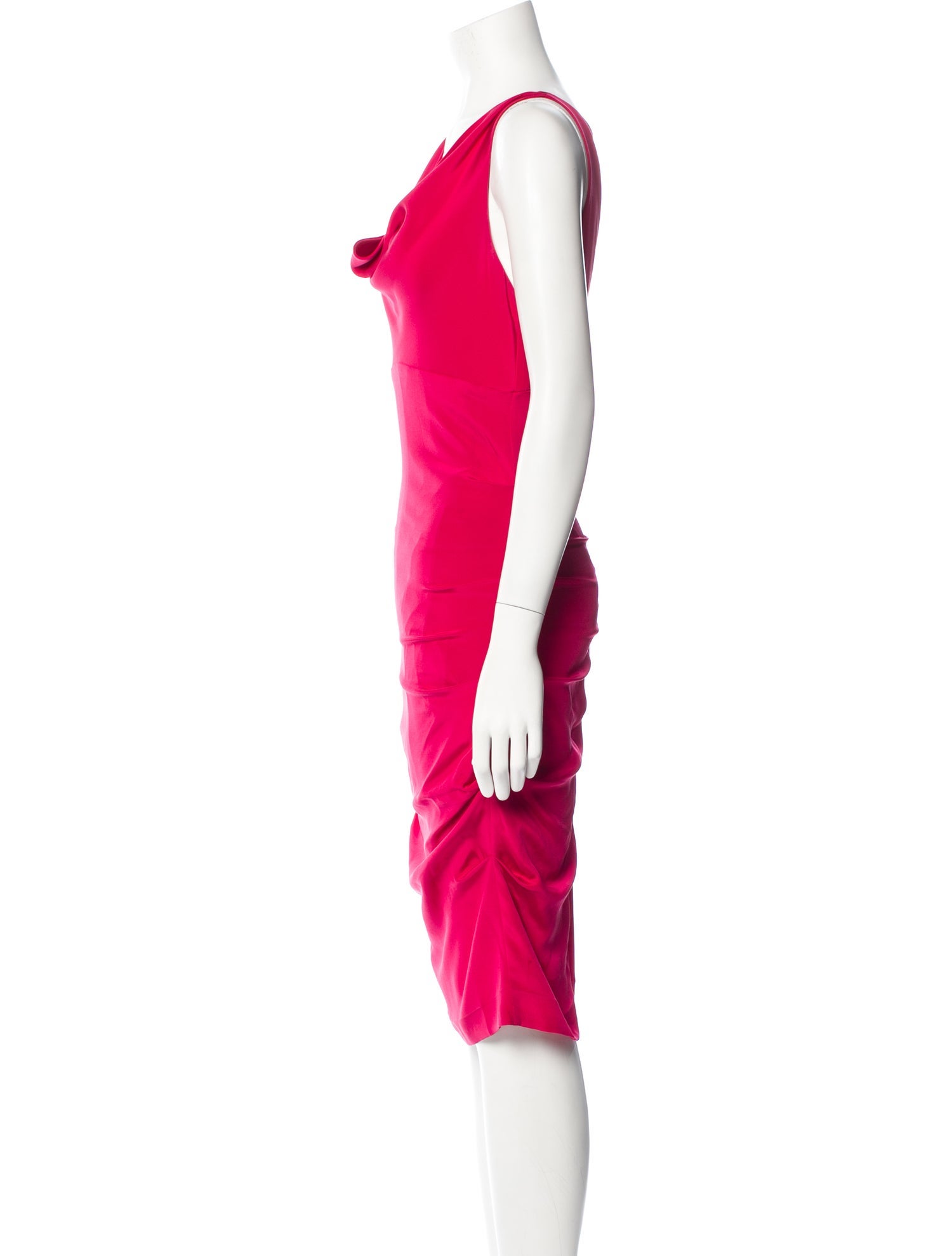 Nicole Miller Silk Knee-Length Dress
