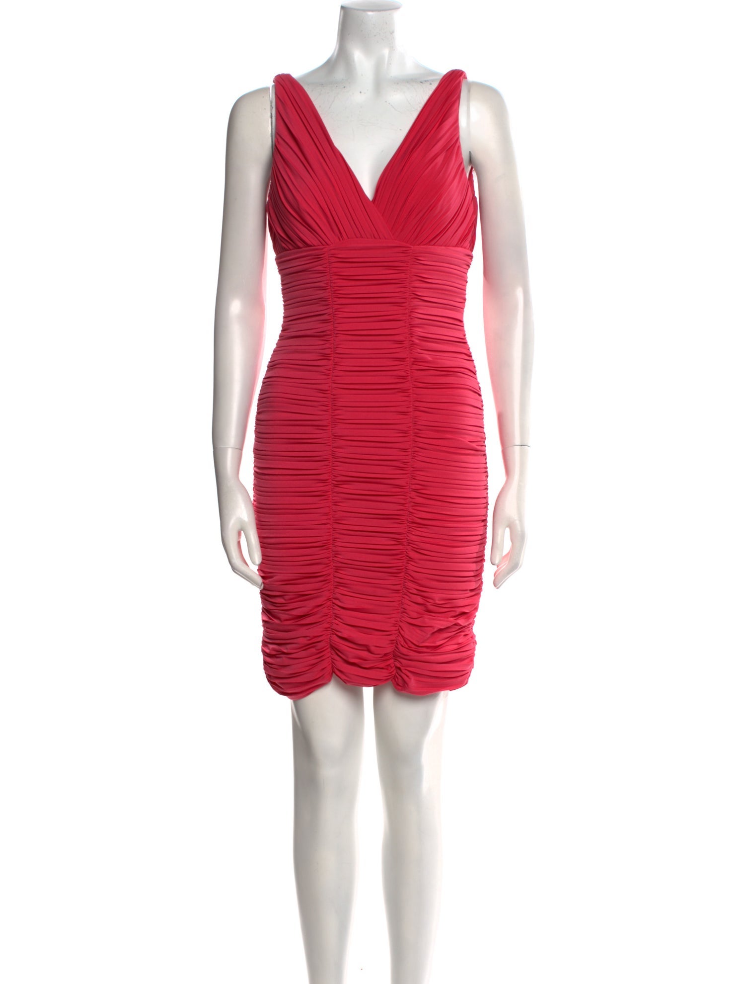 Nicole Miller V-Neck Mini Dress