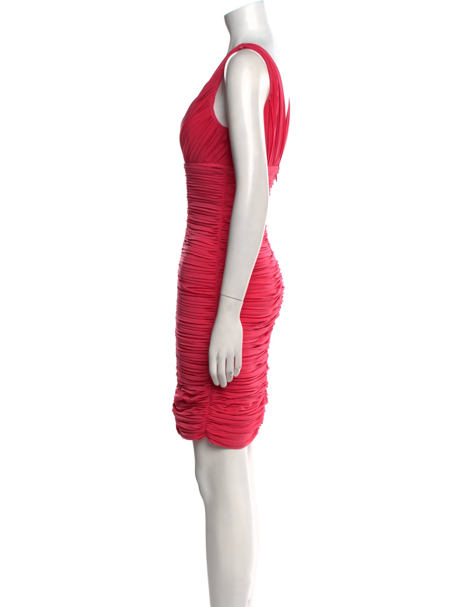 Nicole Miller V-Neck Mini Dress