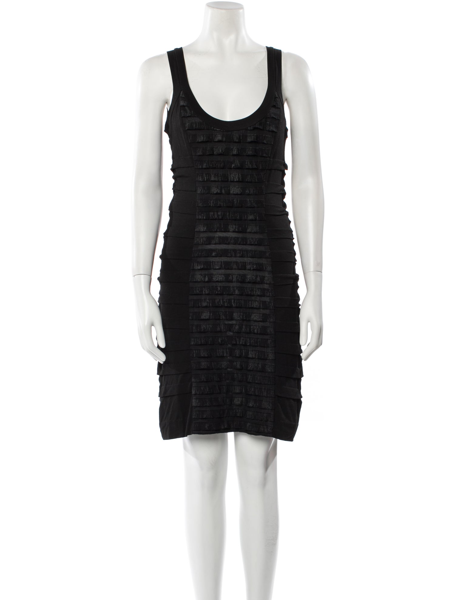 Nicole Miller Scoop Neck Mini Dress