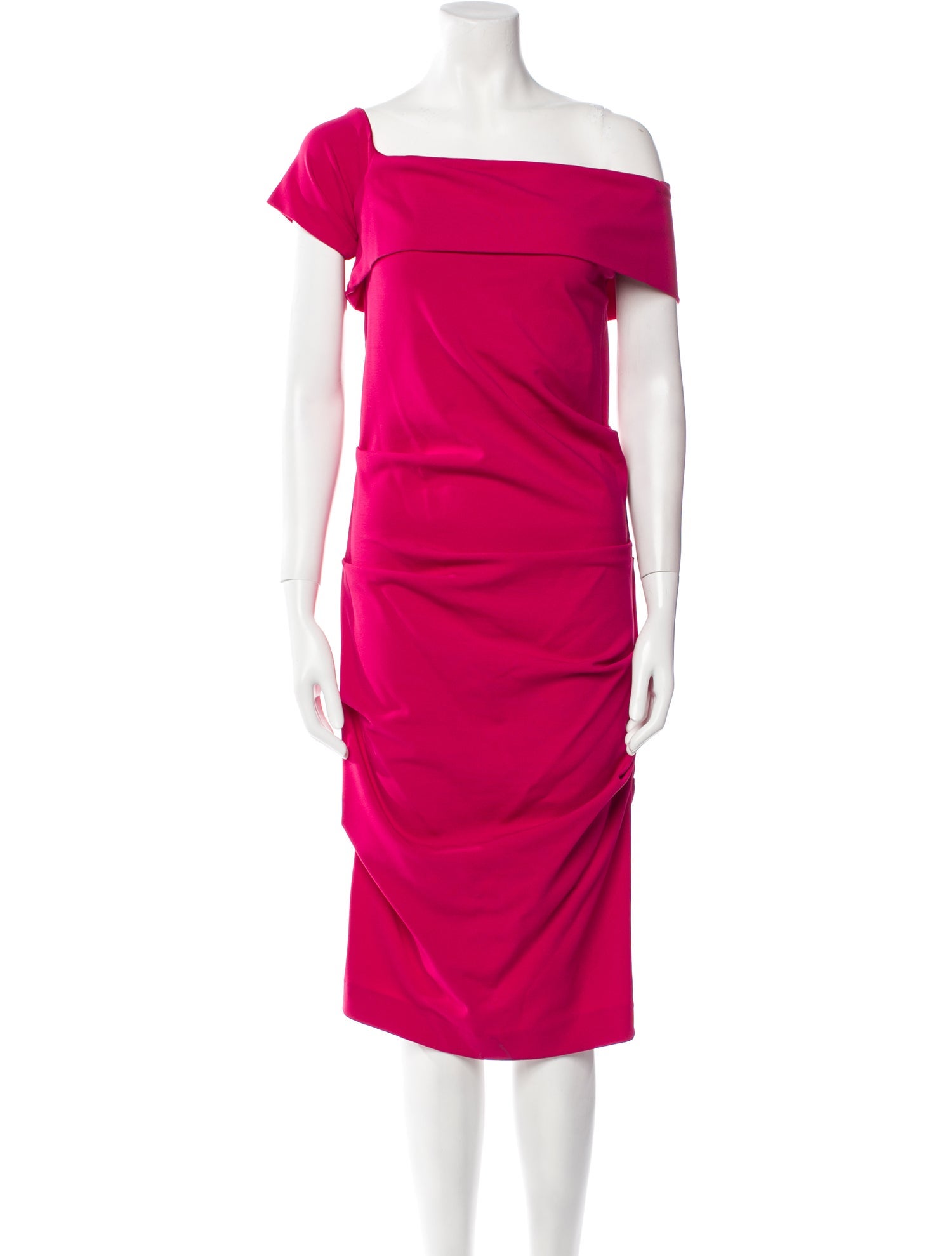 Nicole Miller Linen Midi Length Dress