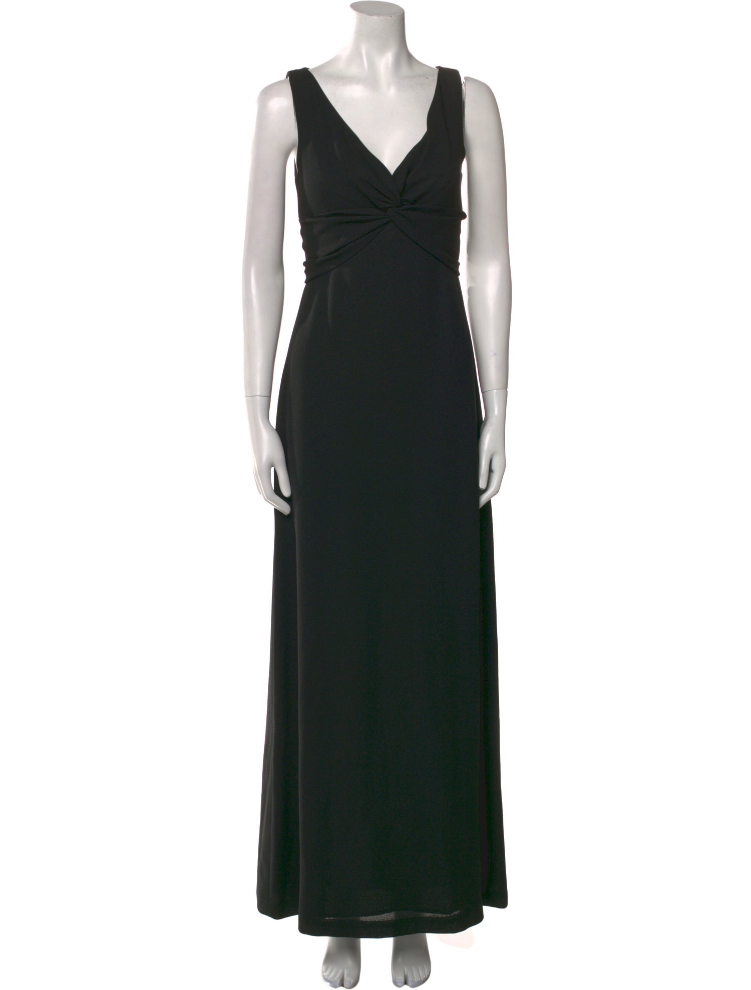 Nicole Miller V-Neck Long Dress