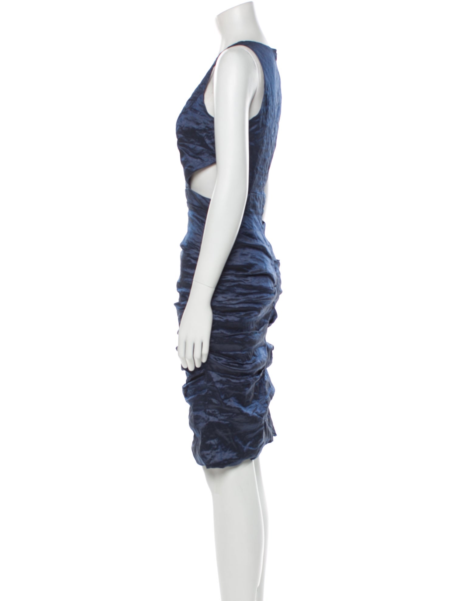 Nicole Miller V-Neck Knee-Length Dress