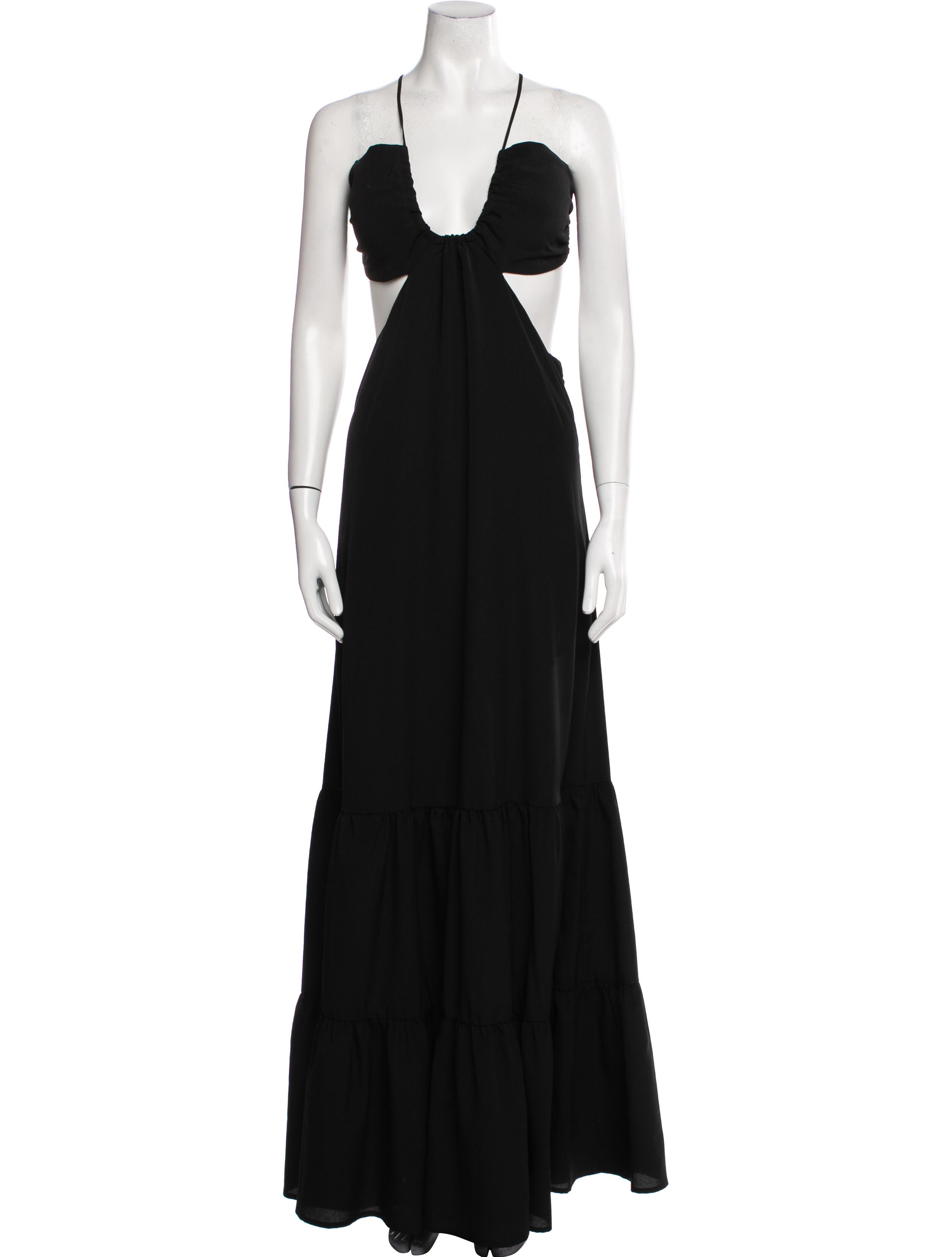 Nicole Miller Halterneck Long Dress
