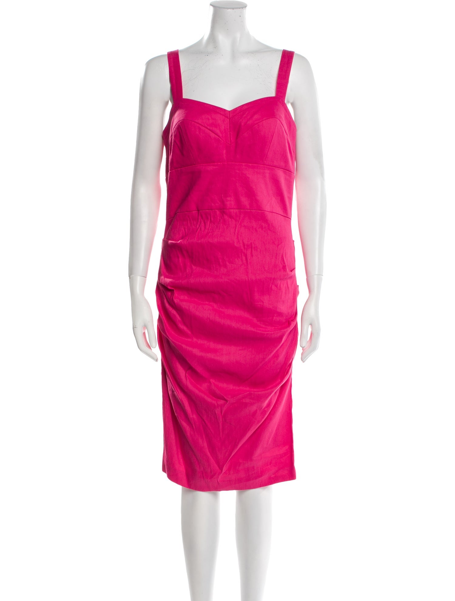 Nicole Miller Square Neckline Knee-Length Dress w/ Tags