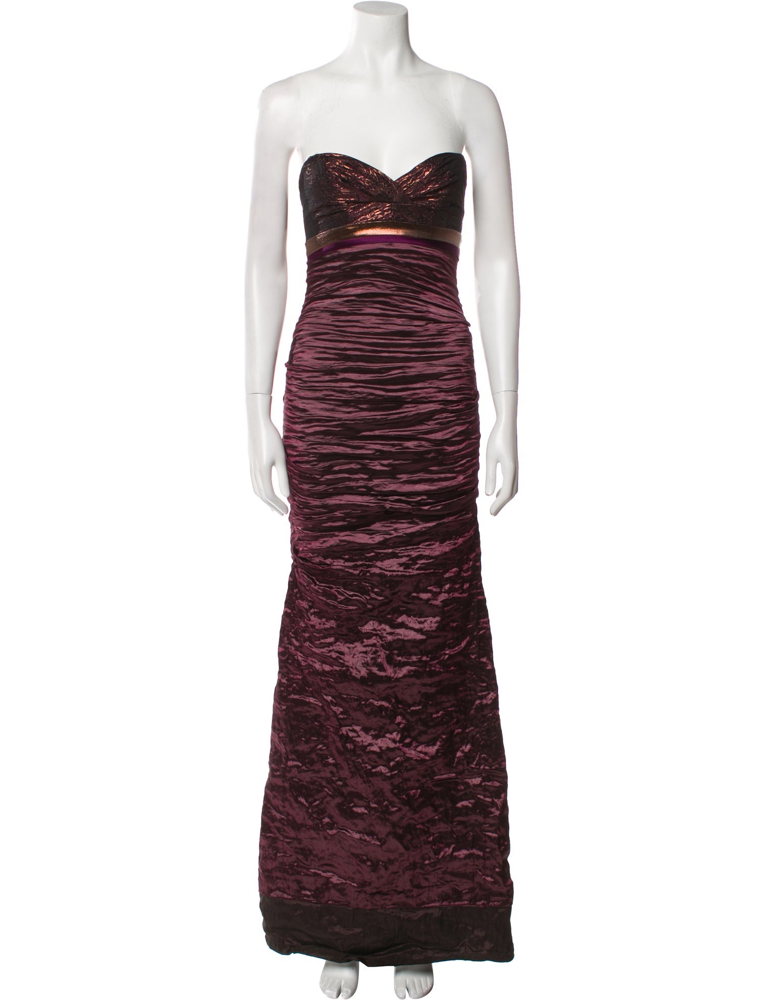 Nicole Miller Strapless Long Dress